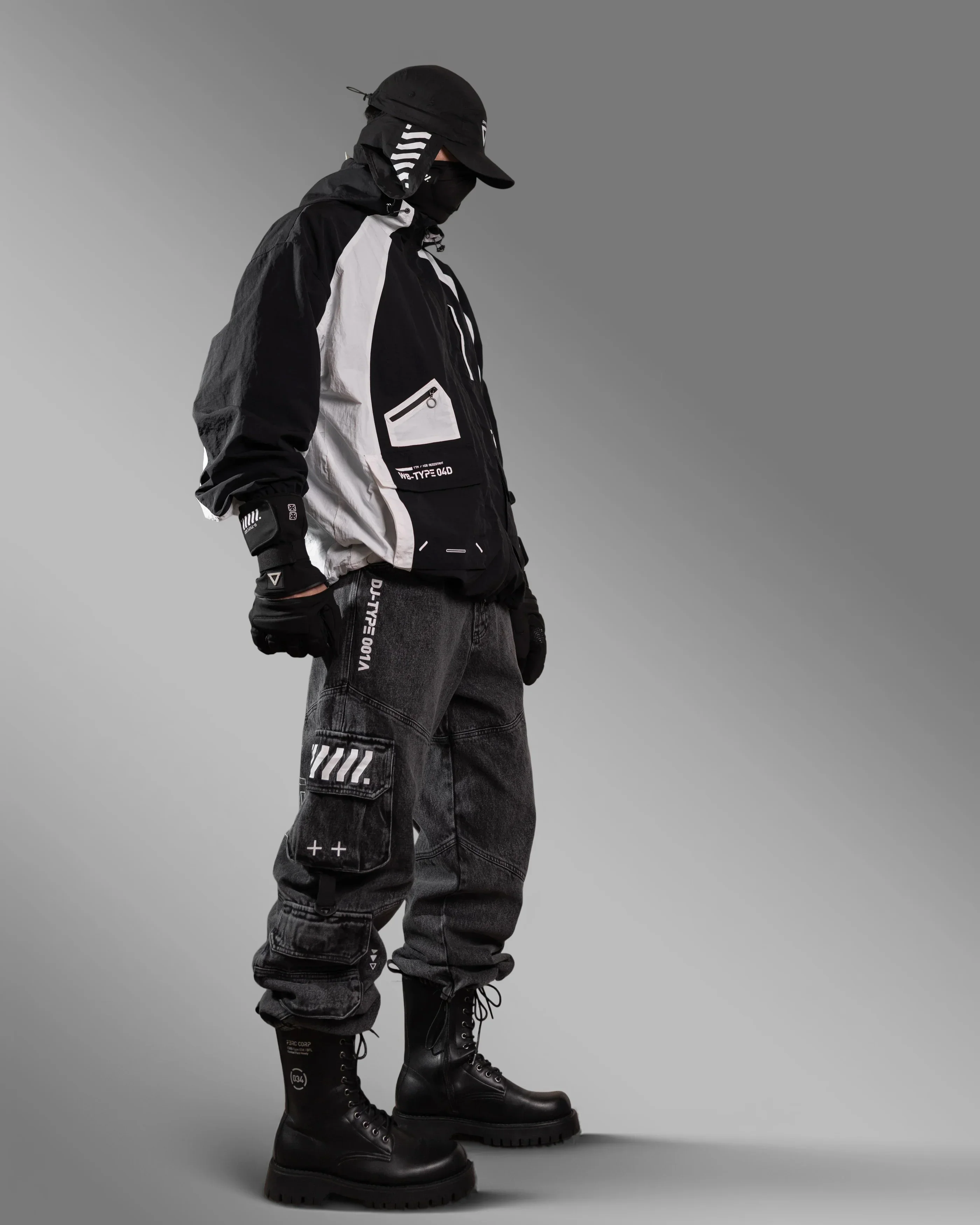 DJ-Type 001A Charcoal Denim Pants - Image 8