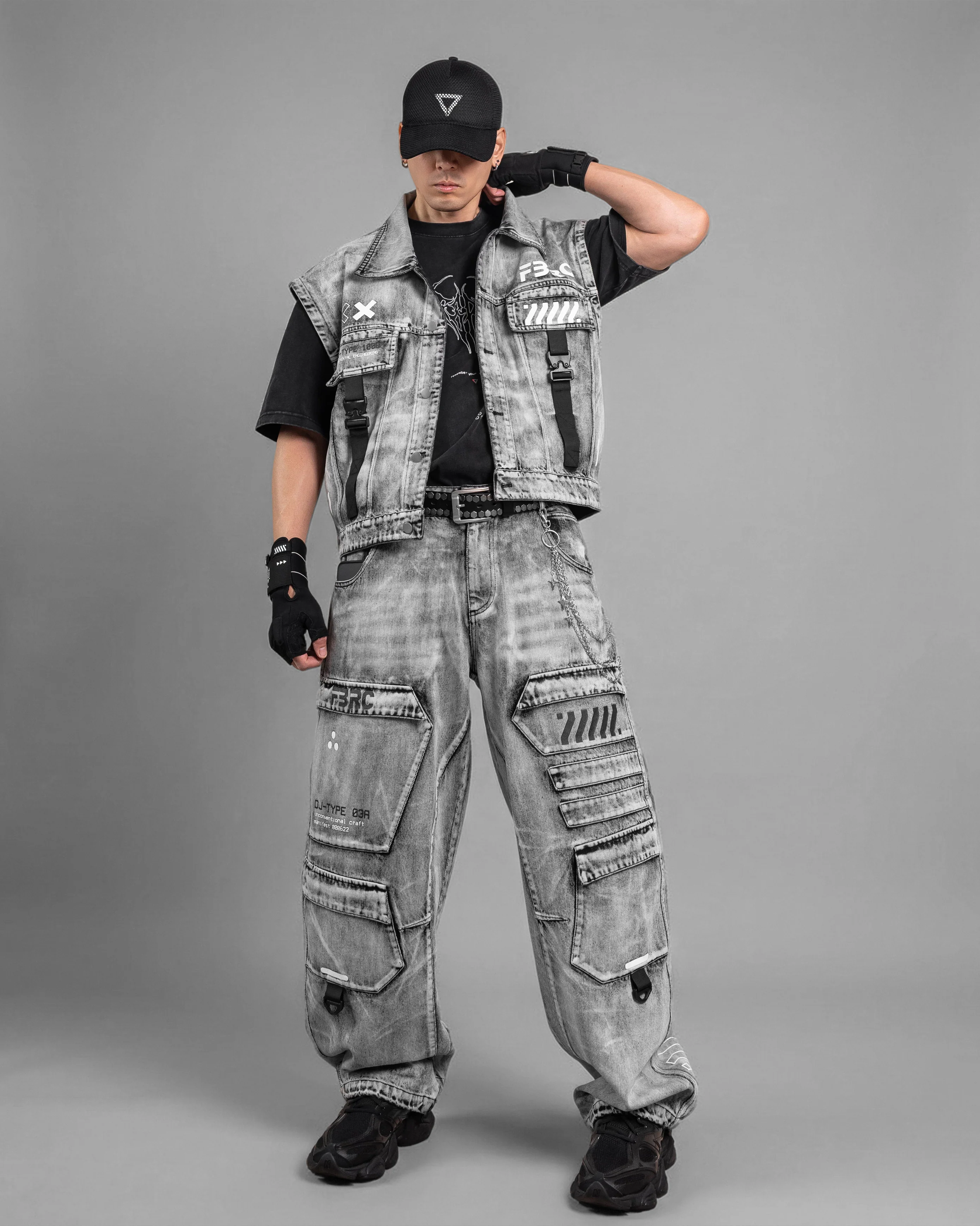 DJ-Type 03A Snow Barrel Denim Pants - Image 13