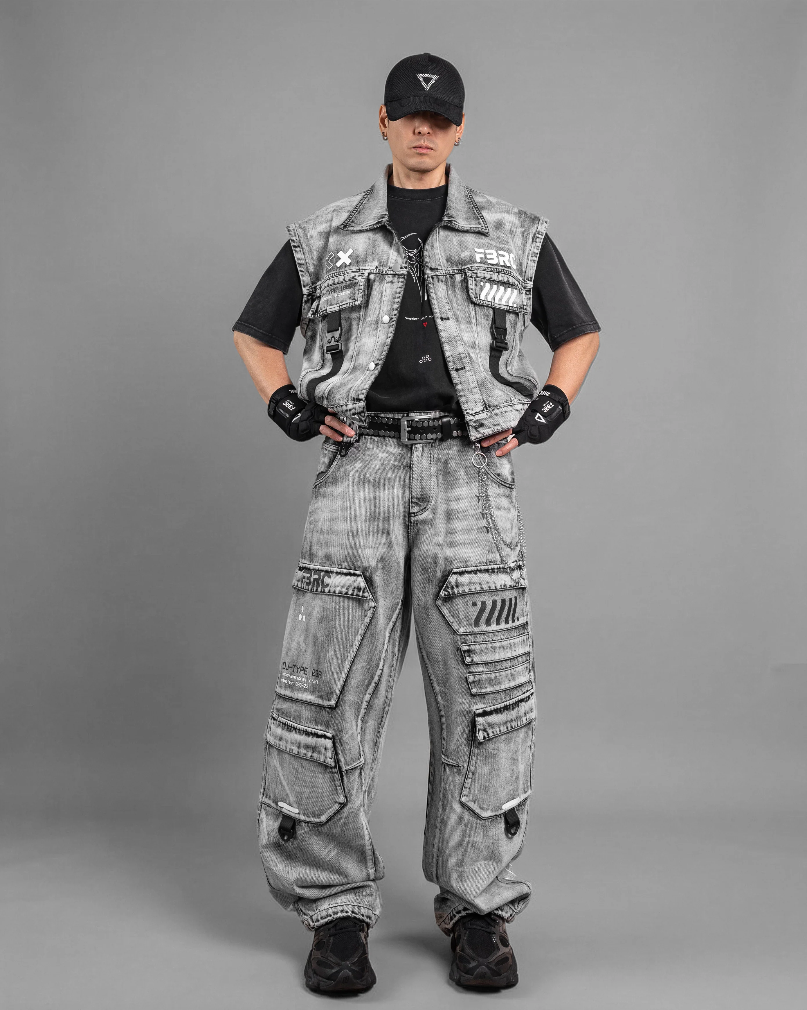 DJ-Type 03A Snow Barrel Denim Pants - Image 15