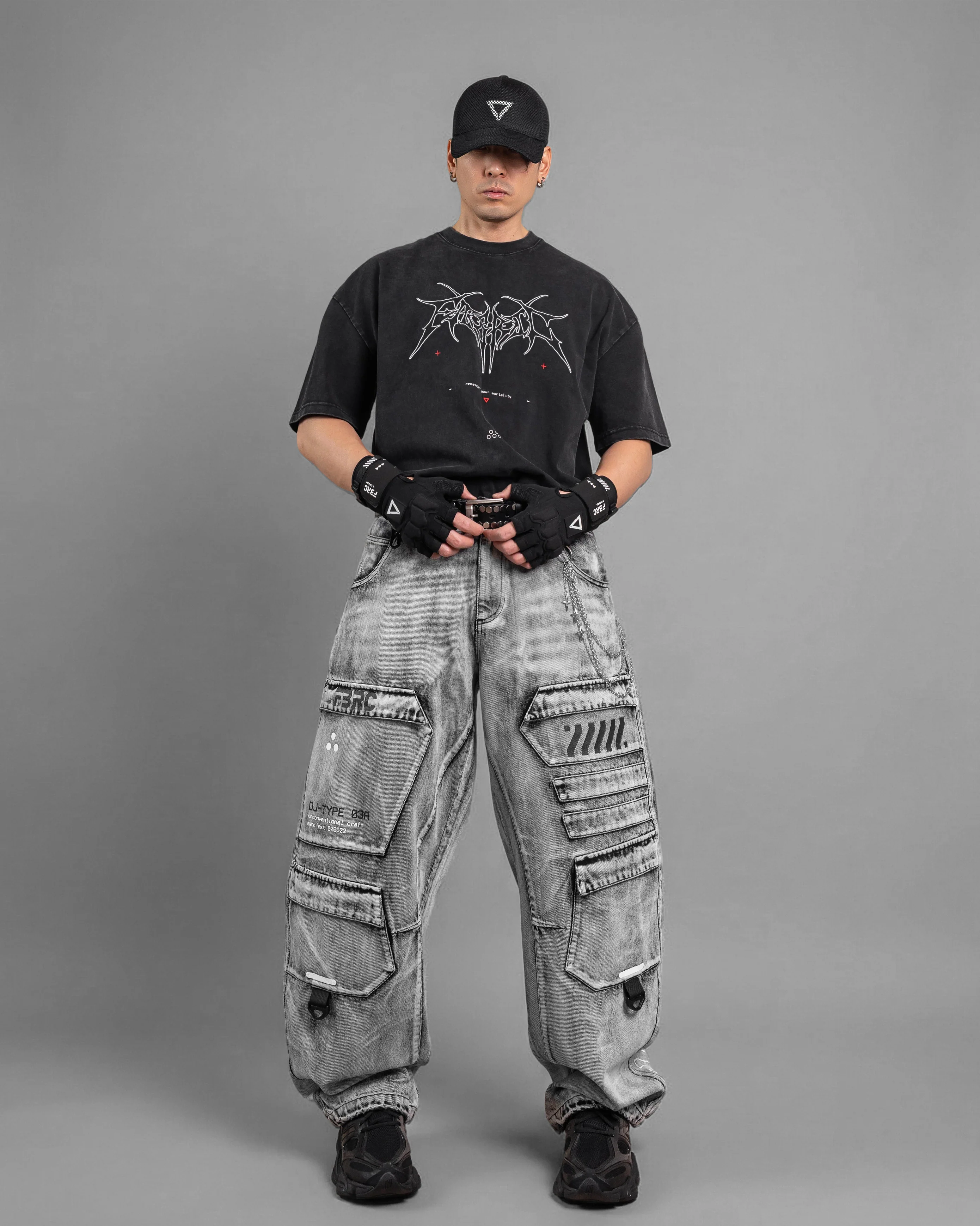DJ-Type 03A Snow Barrel Denim Pants - Image 16