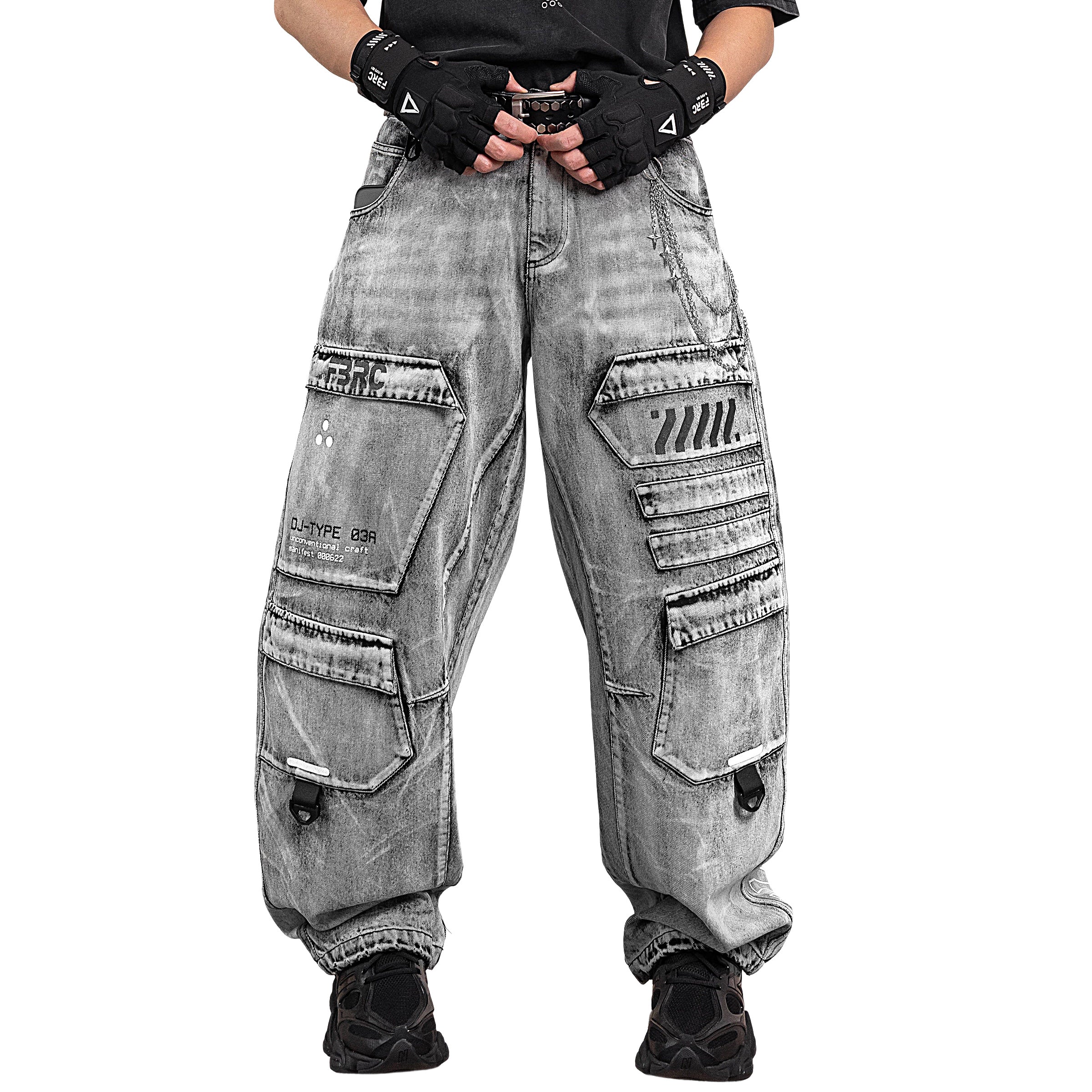 DJ-Type 03A Snow Barrel Denim Pants - Image 3