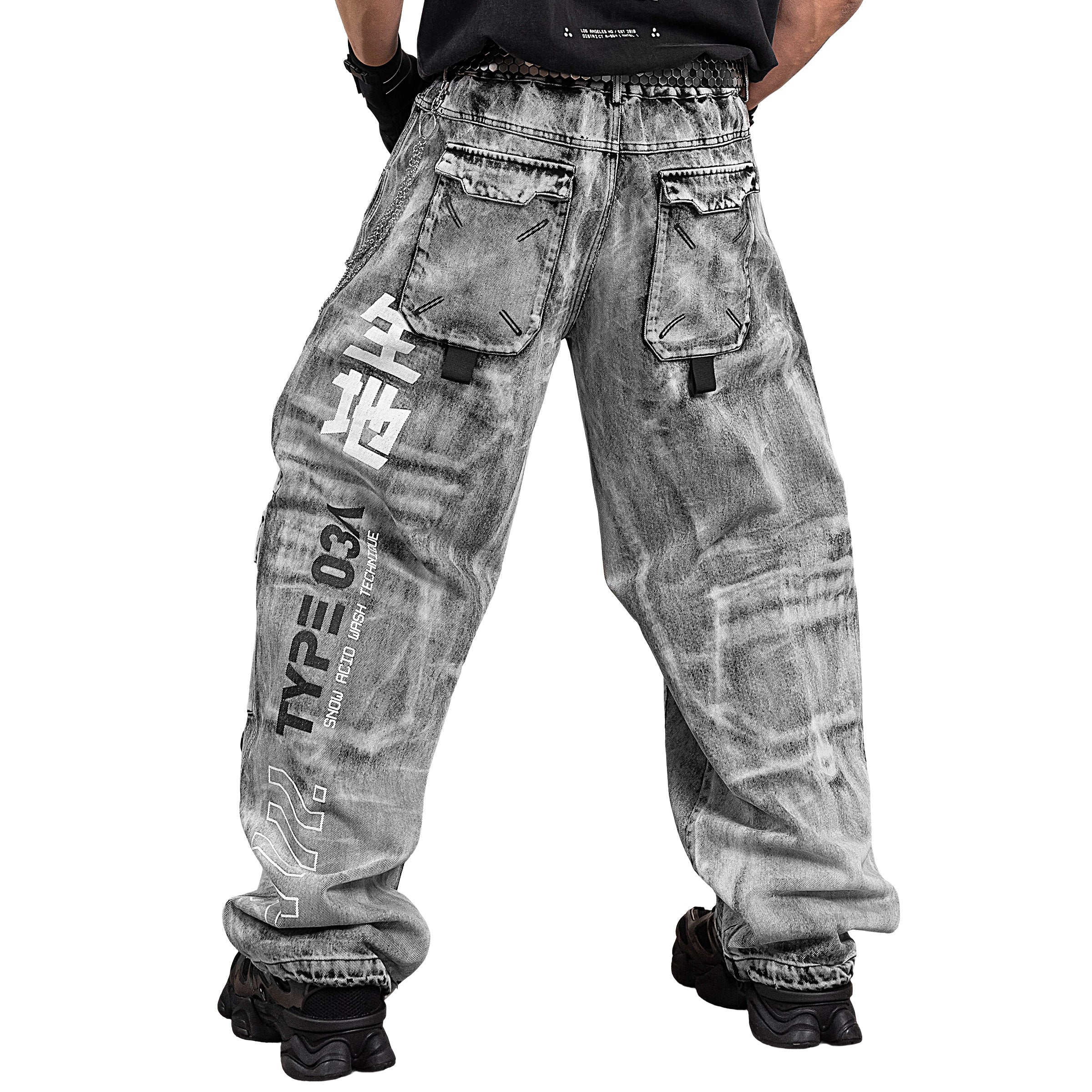 DJ-Type 03A Snow Barrel Denim Pants - Image 4