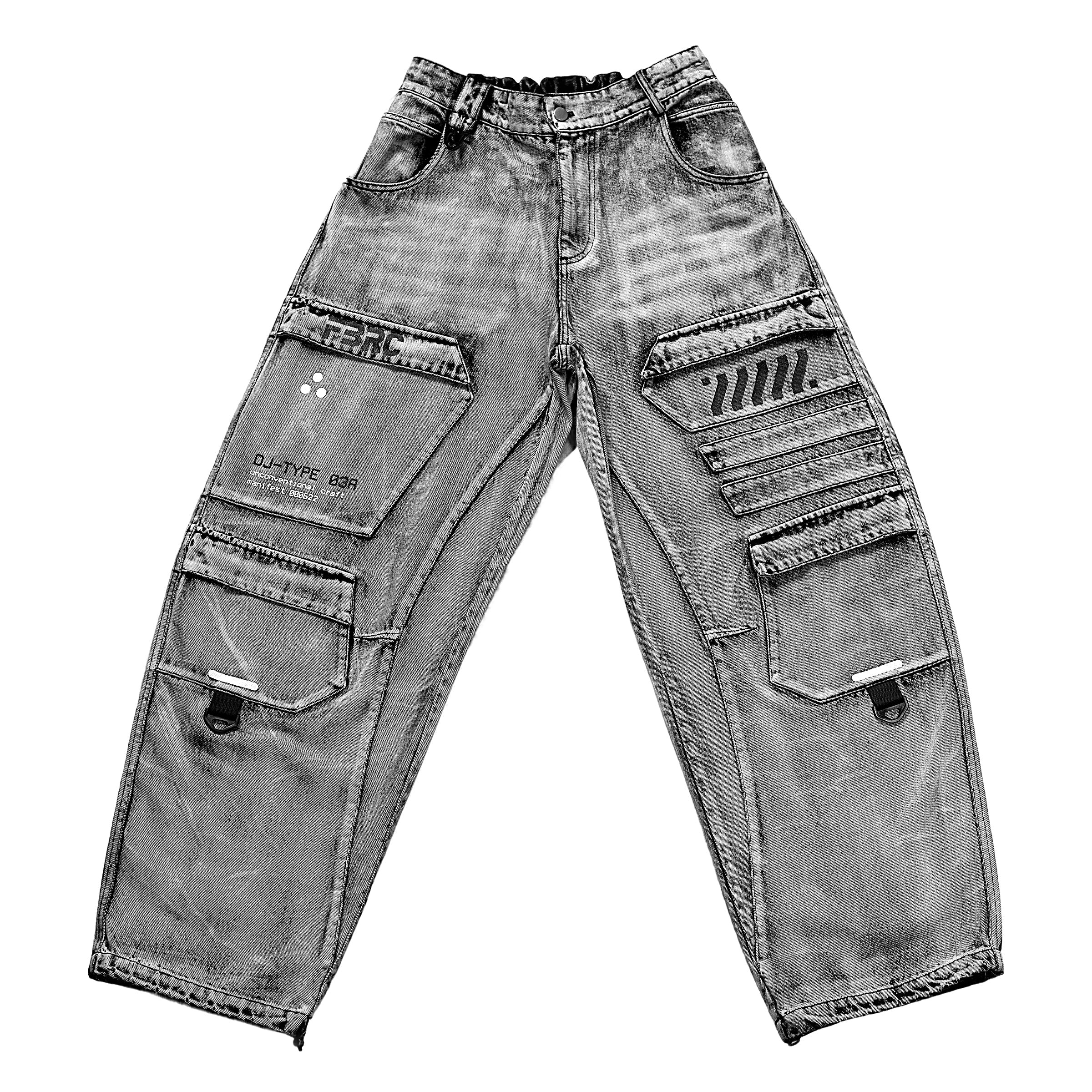 DJ-Type 03A Snow Barrel Denim Pants - Image 6