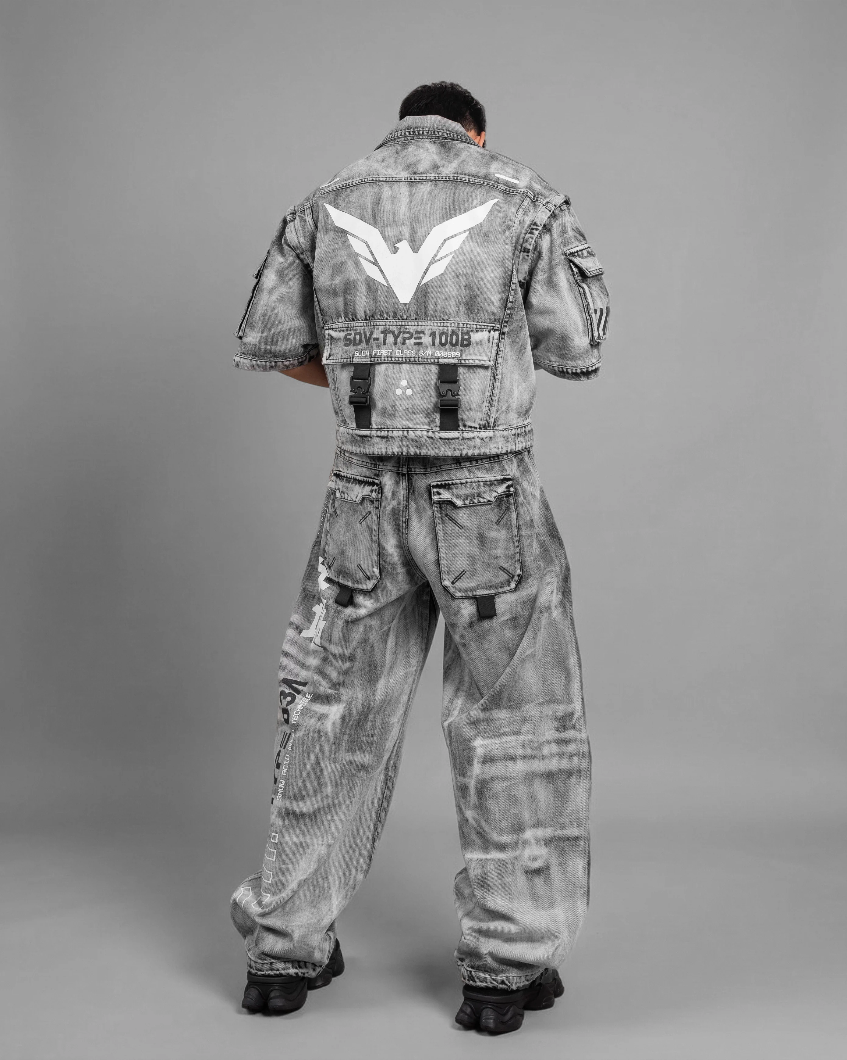 DJ-Type 03A Snow Barrel Denim Pants - Image 9