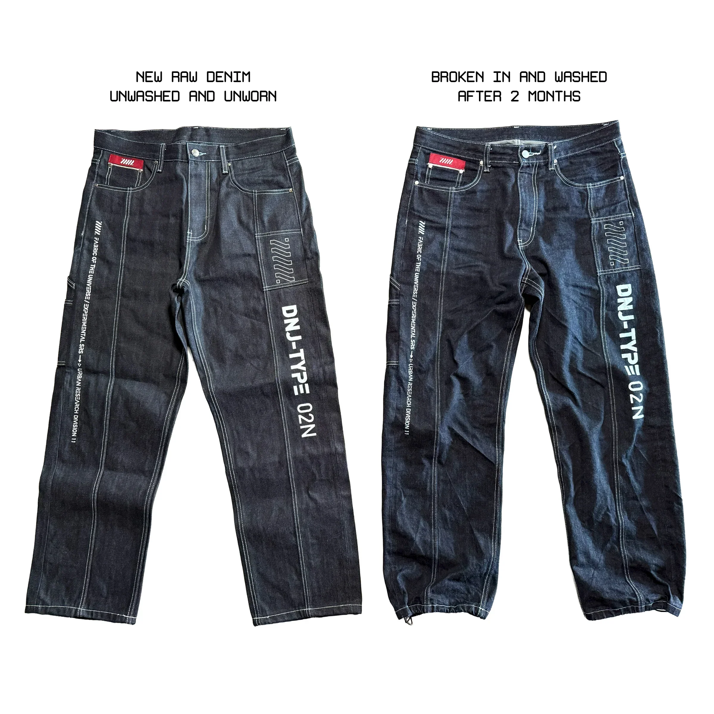 DNJ-Type 02N Indigo Raw Denim Pants - Image 17