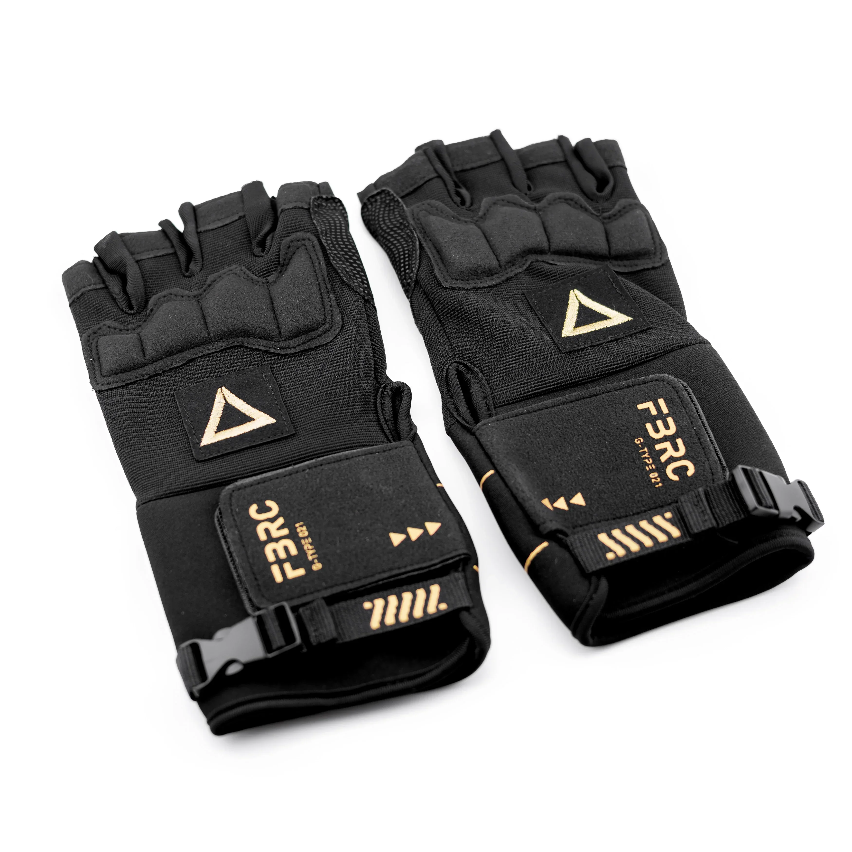 G-Type 021 Black Gold Gauntlet Gloves - Image 3