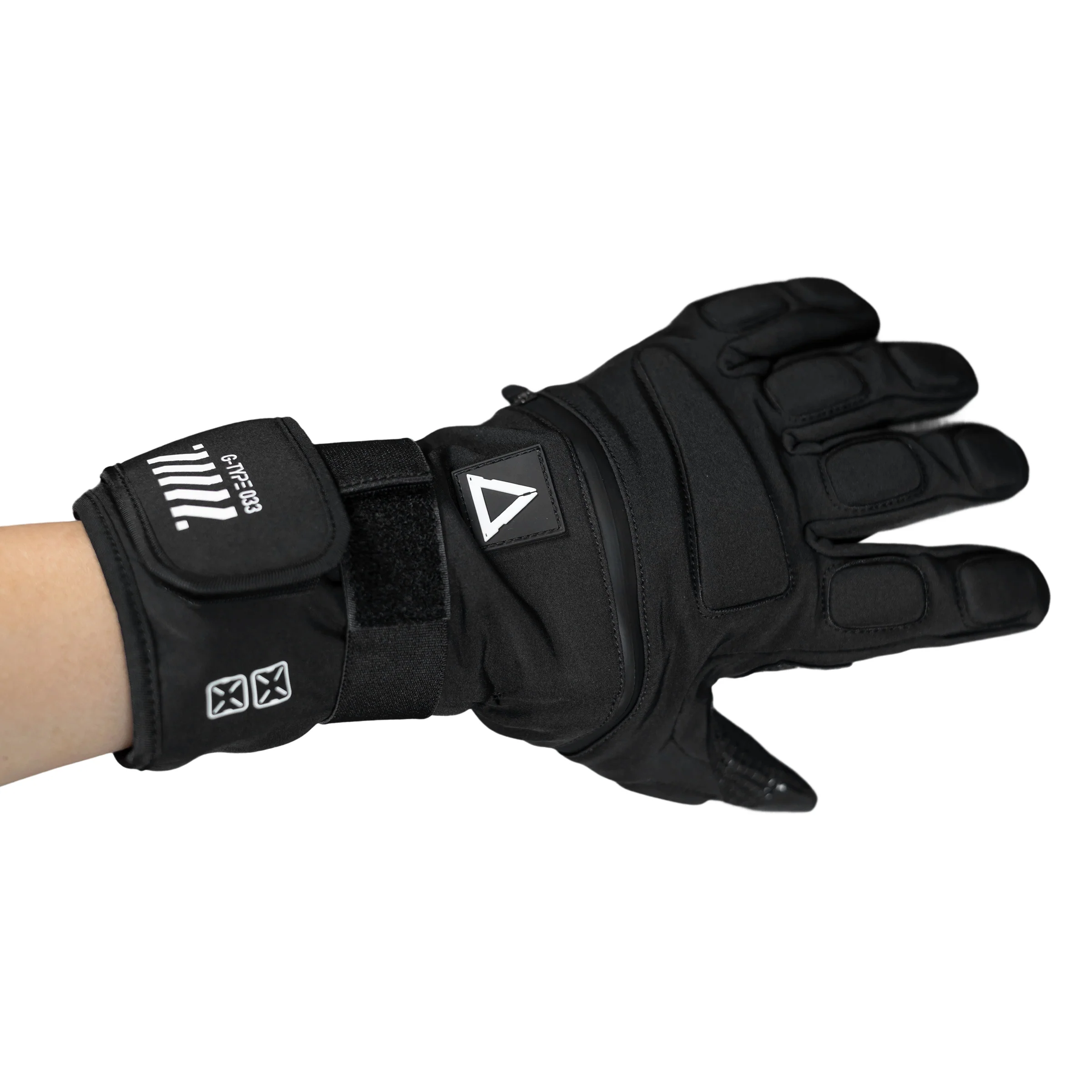 G-Type 033 Black Convertible Gloves - Image 3
