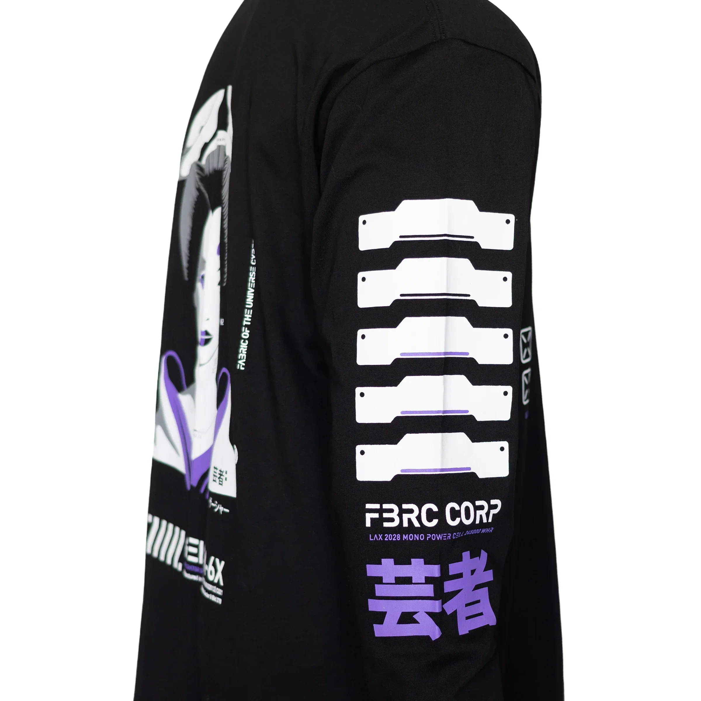 Geisha-6X Black Long Sleeve T - Image 4