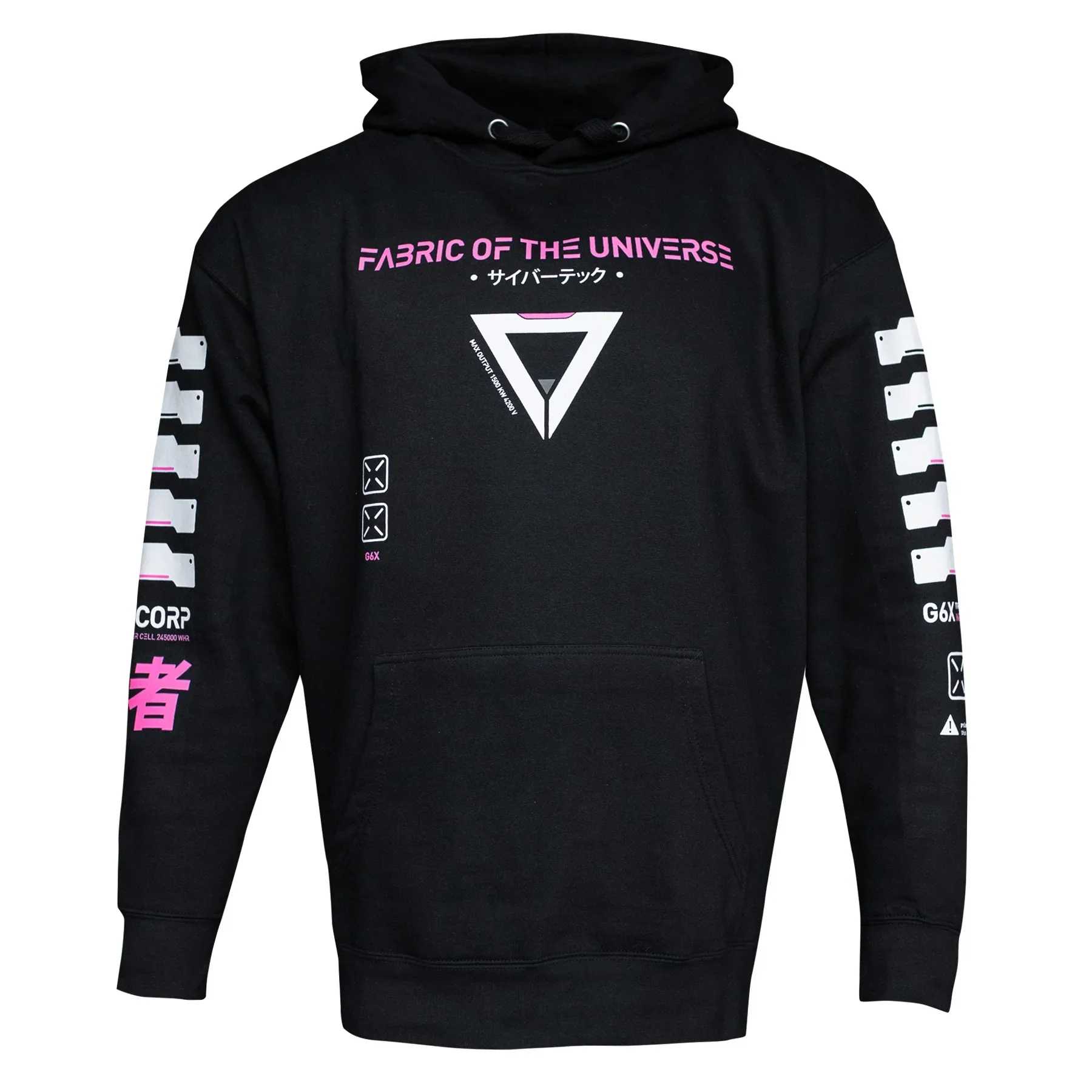 Geisha-6X PN Black Hoodie - Image 2