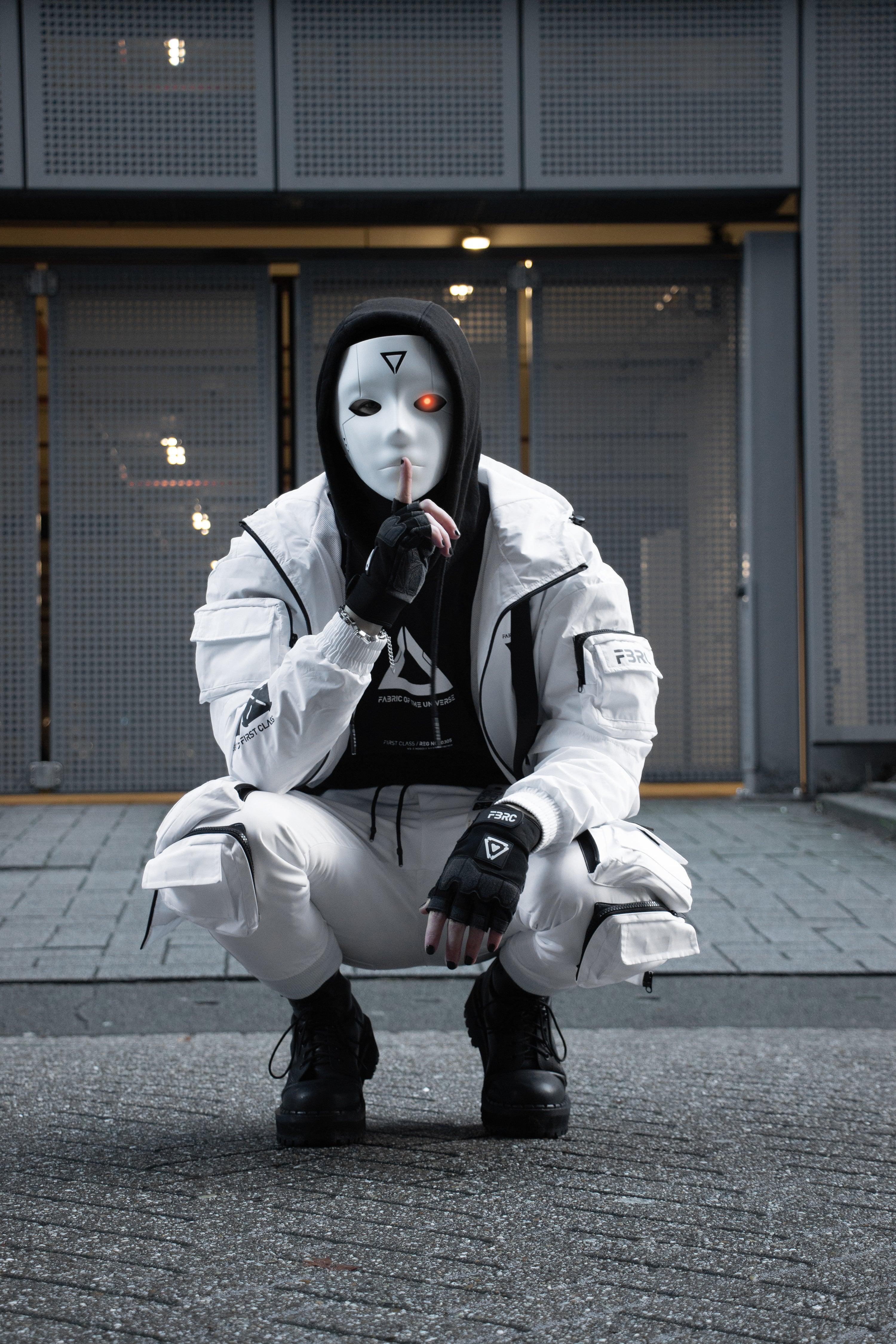 Genova-01A White Face Mask - Image 10