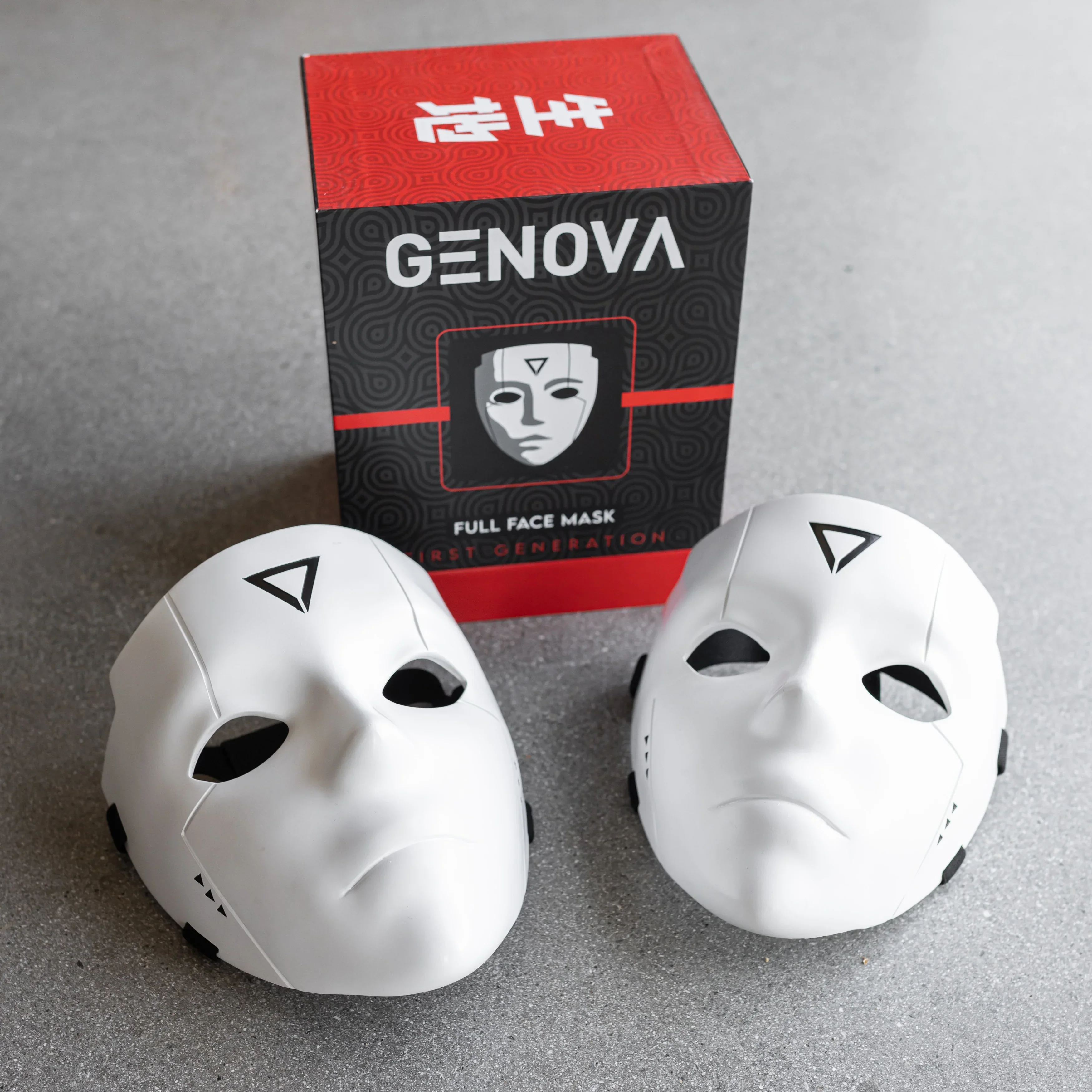Genova-01A White Face Mask - Image 11