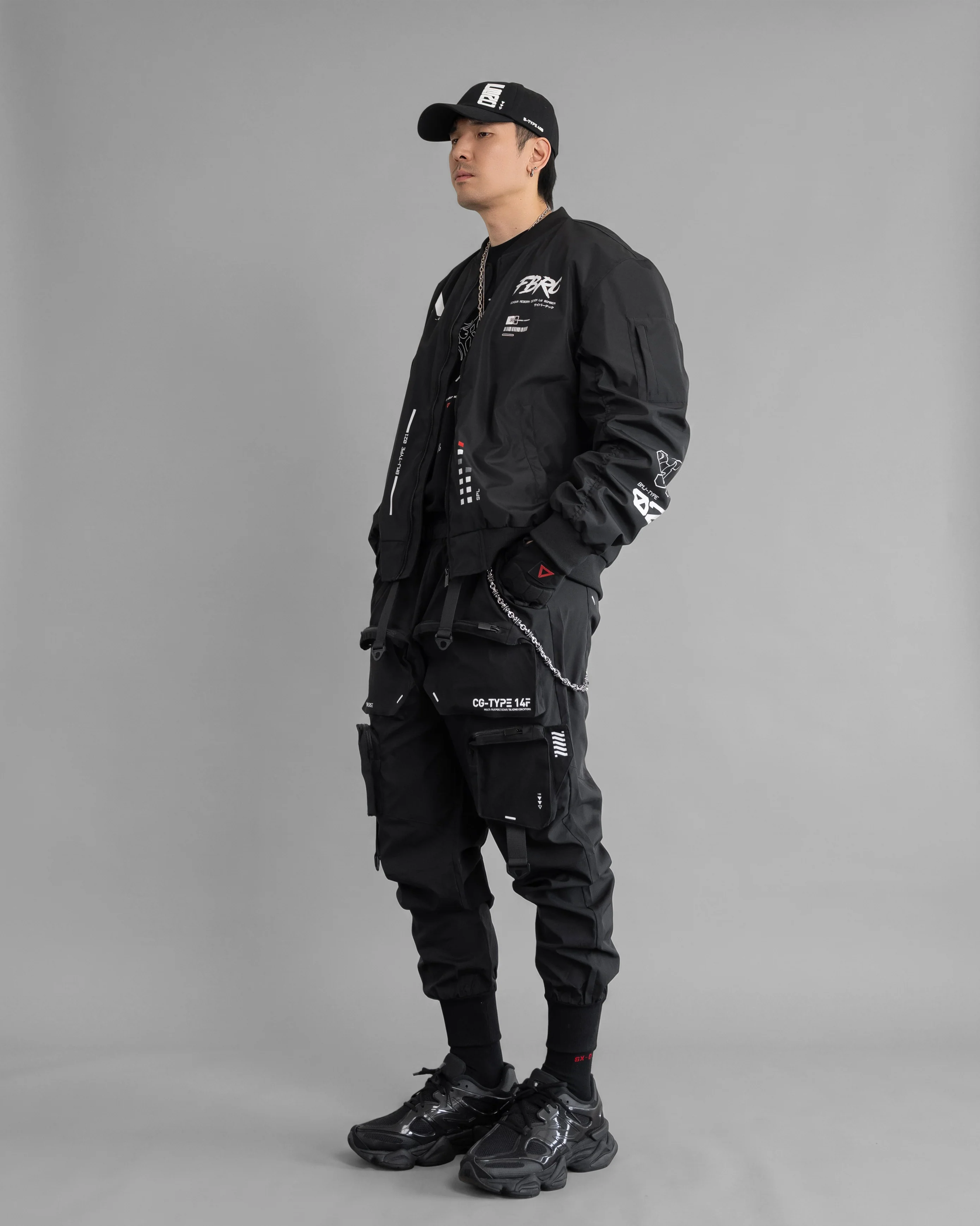 Genova Demon Black LW Bomber Jacket - Image 10