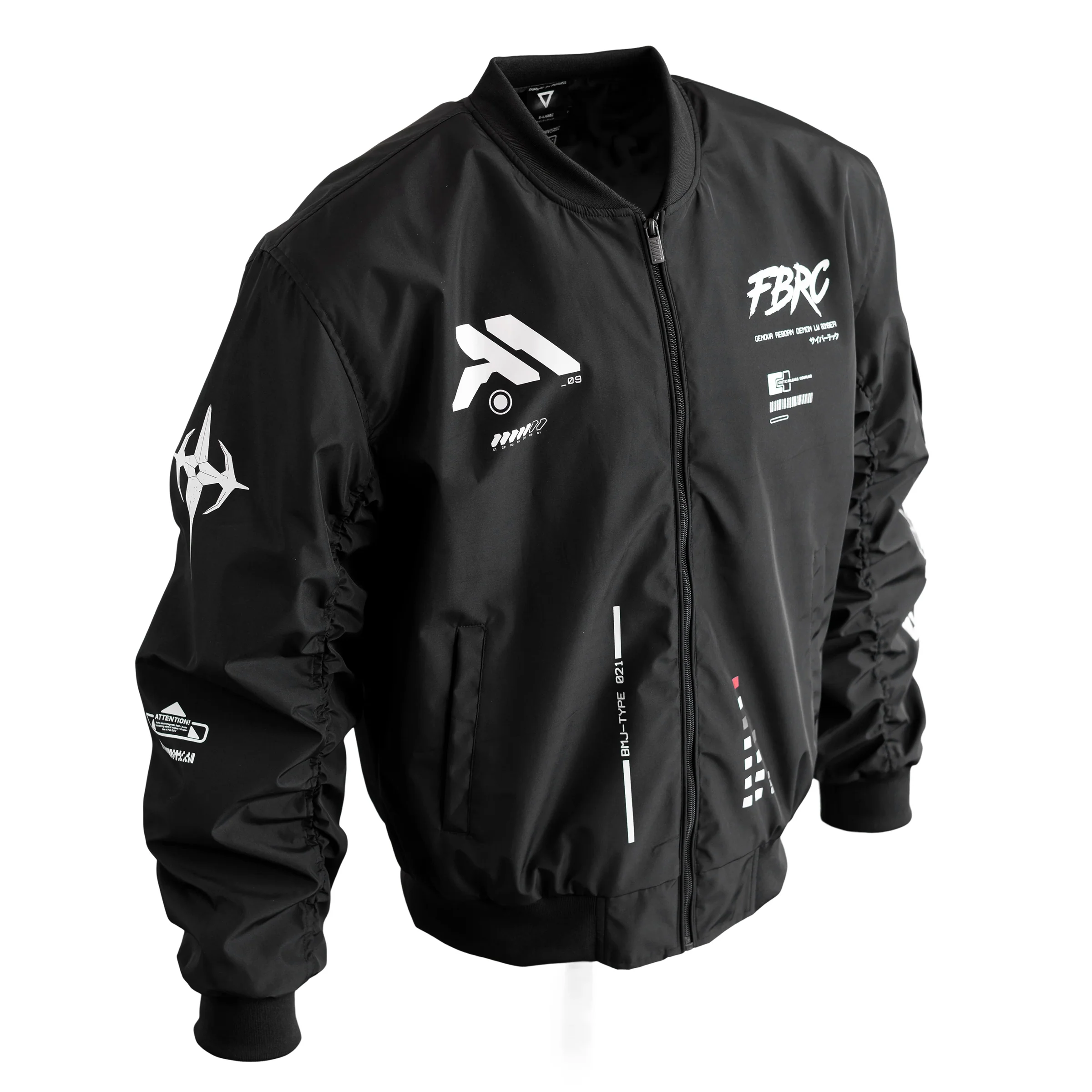 Genova Demon Black LW Bomber Jacket - Image 5
