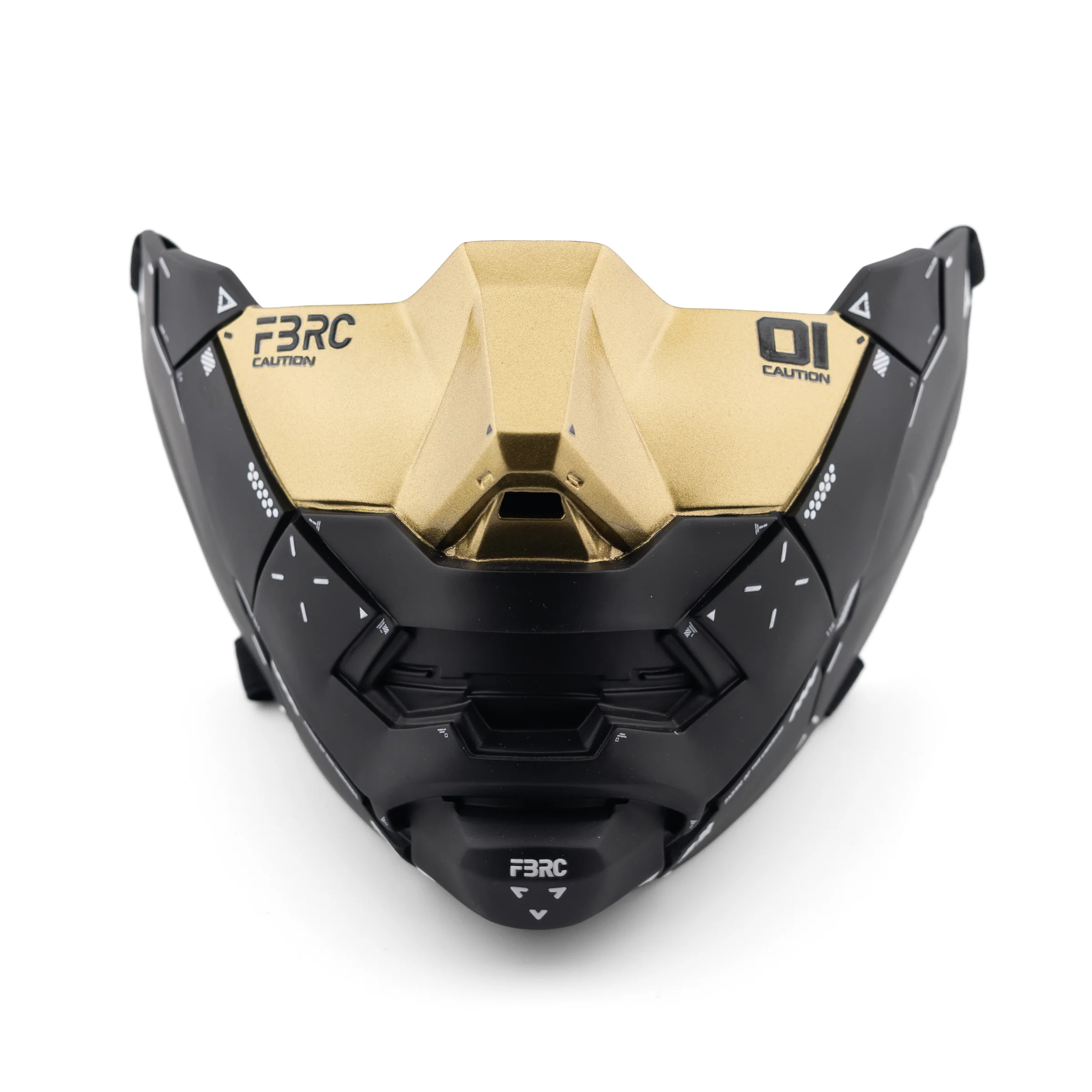Genova Reborn Black Gold Half Mask - Image 2