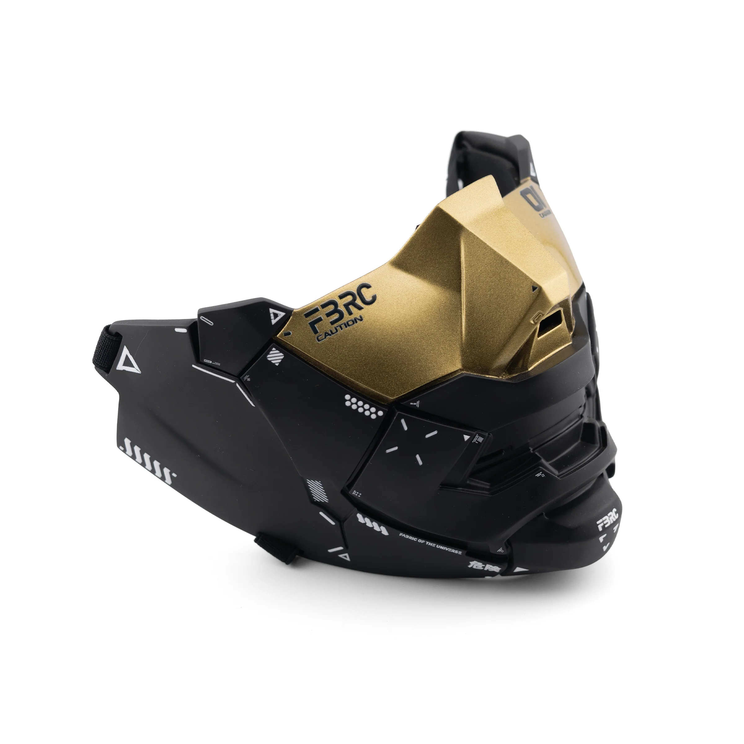 Genova Reborn Black Gold Half Mask - Image 3