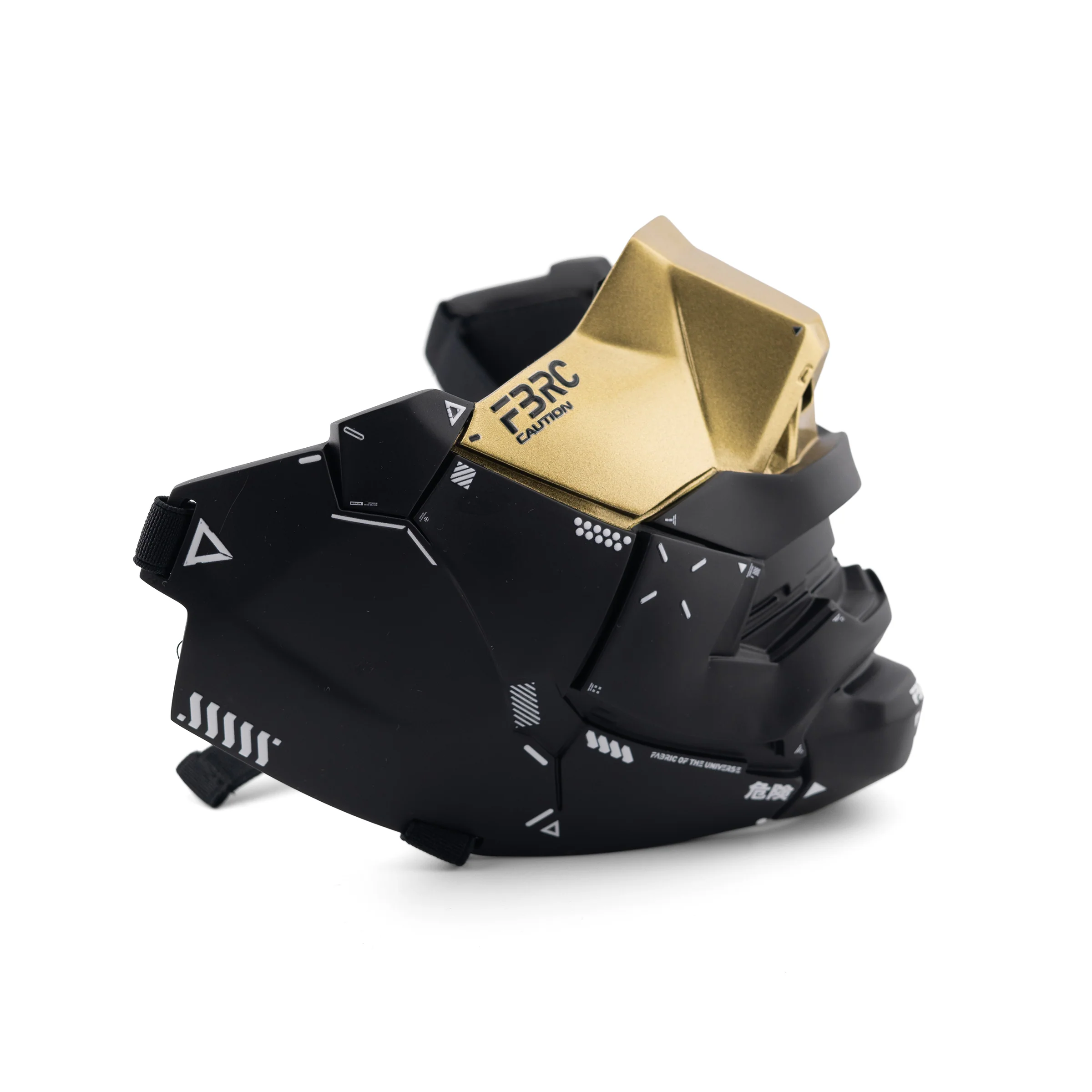 Genova Reborn Black Gold Half Mask - Image 4