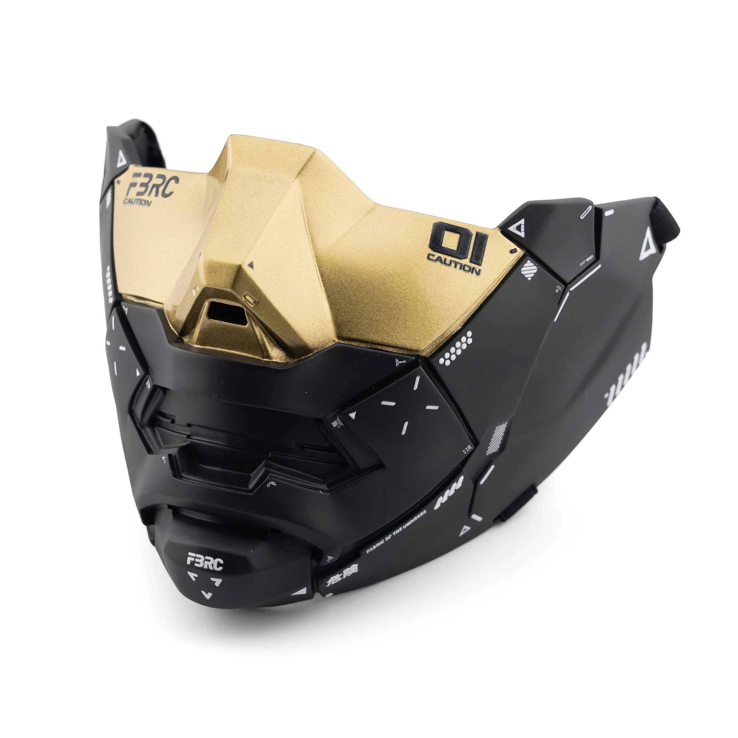 Genova Reborn Black Gold Half Mask - Image 5