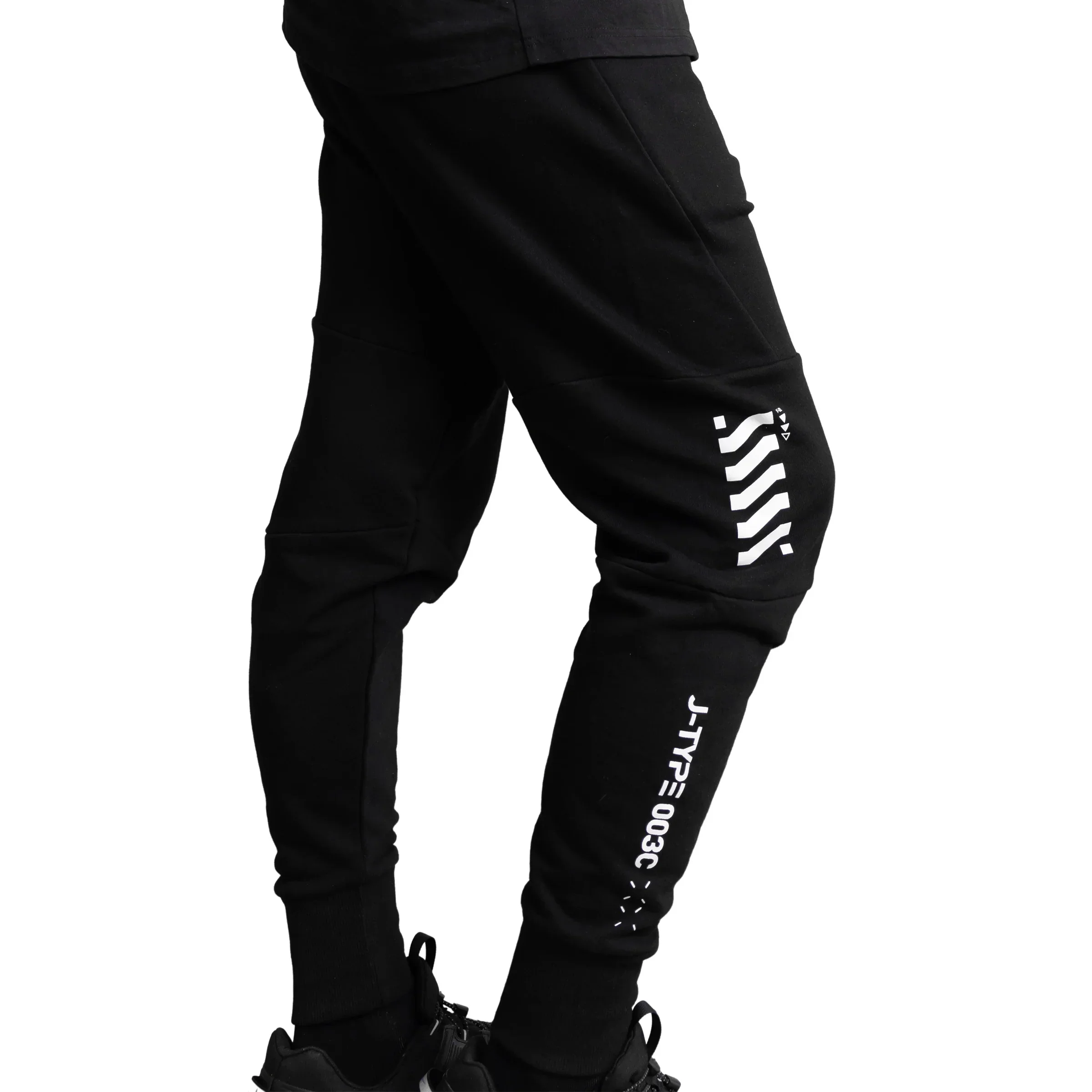 J-Type 003C Black Athletic Joggers - Image 5