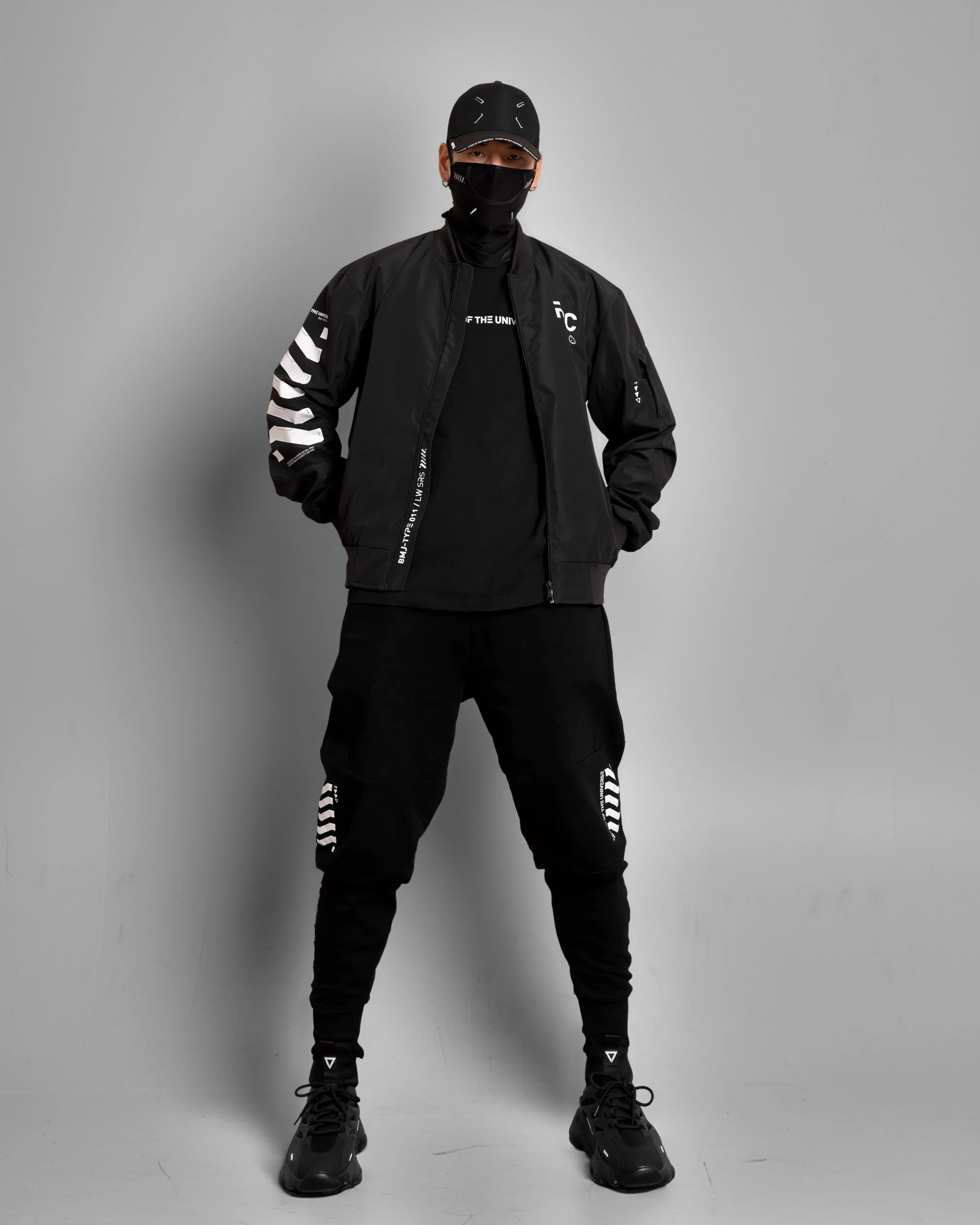 J-Type 003C Black Athletic Joggers - Image 6