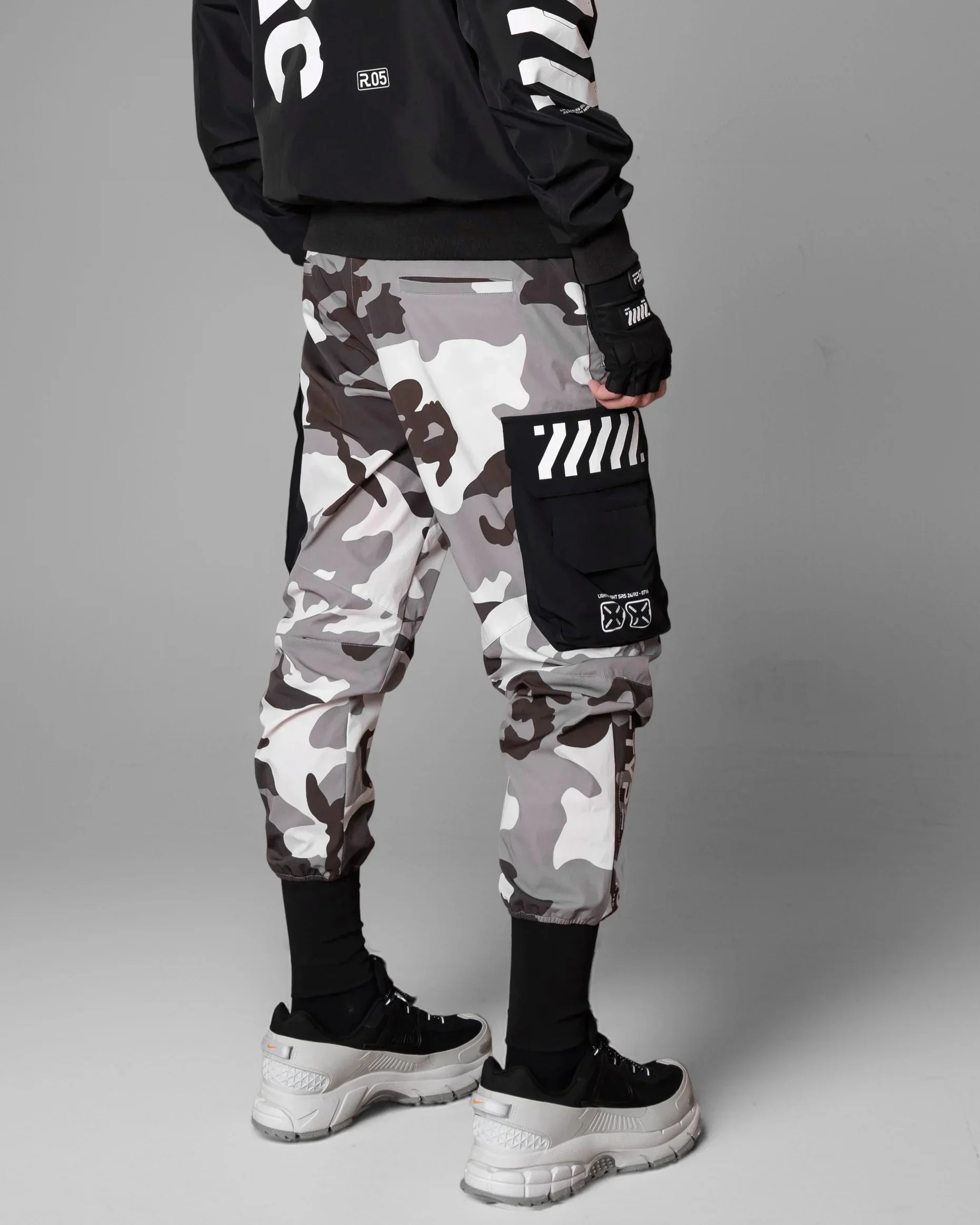J-Type 005 Black Camo Athletic Joggers - Image 6