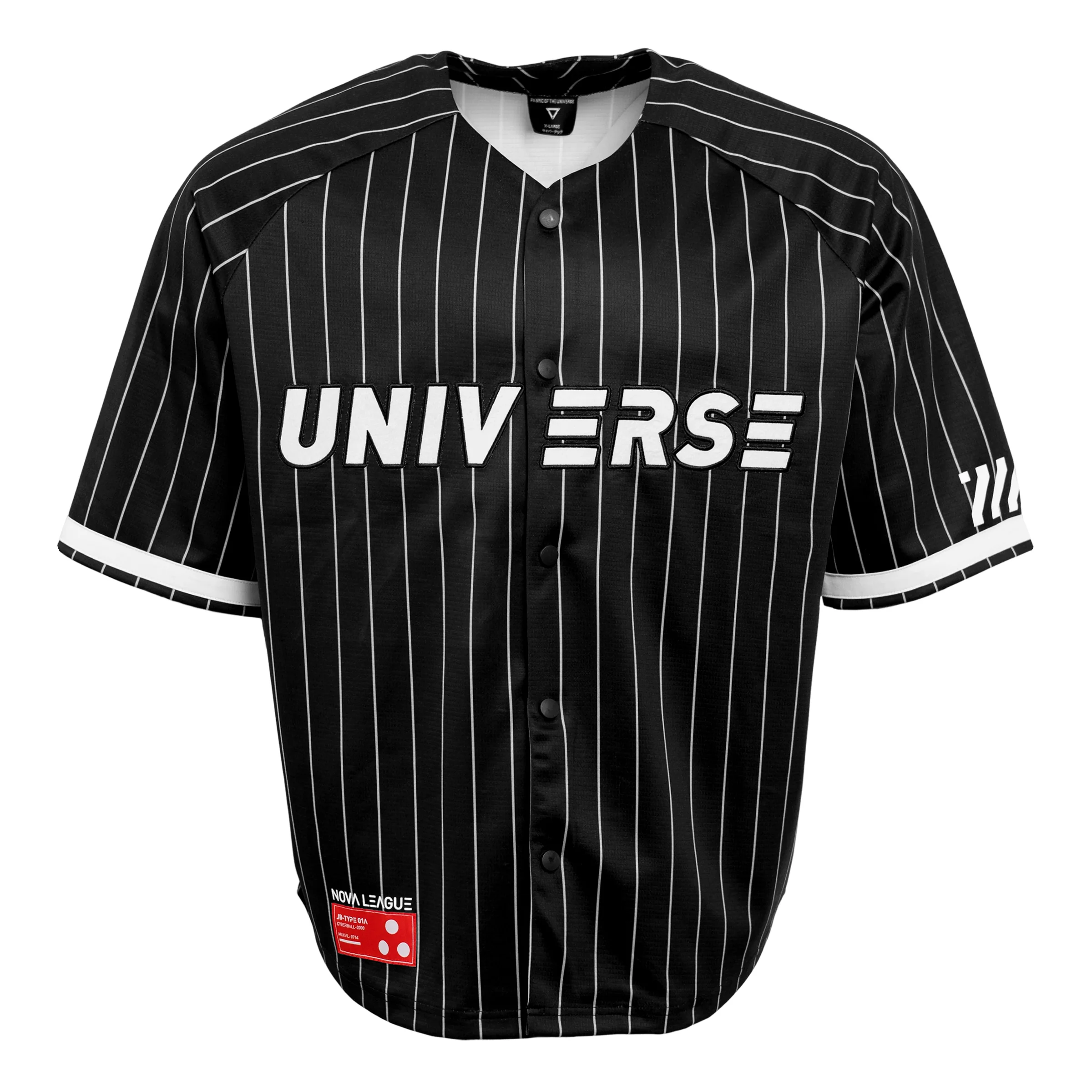 JB-Type 01A Black Baseball Jersey - Image 2