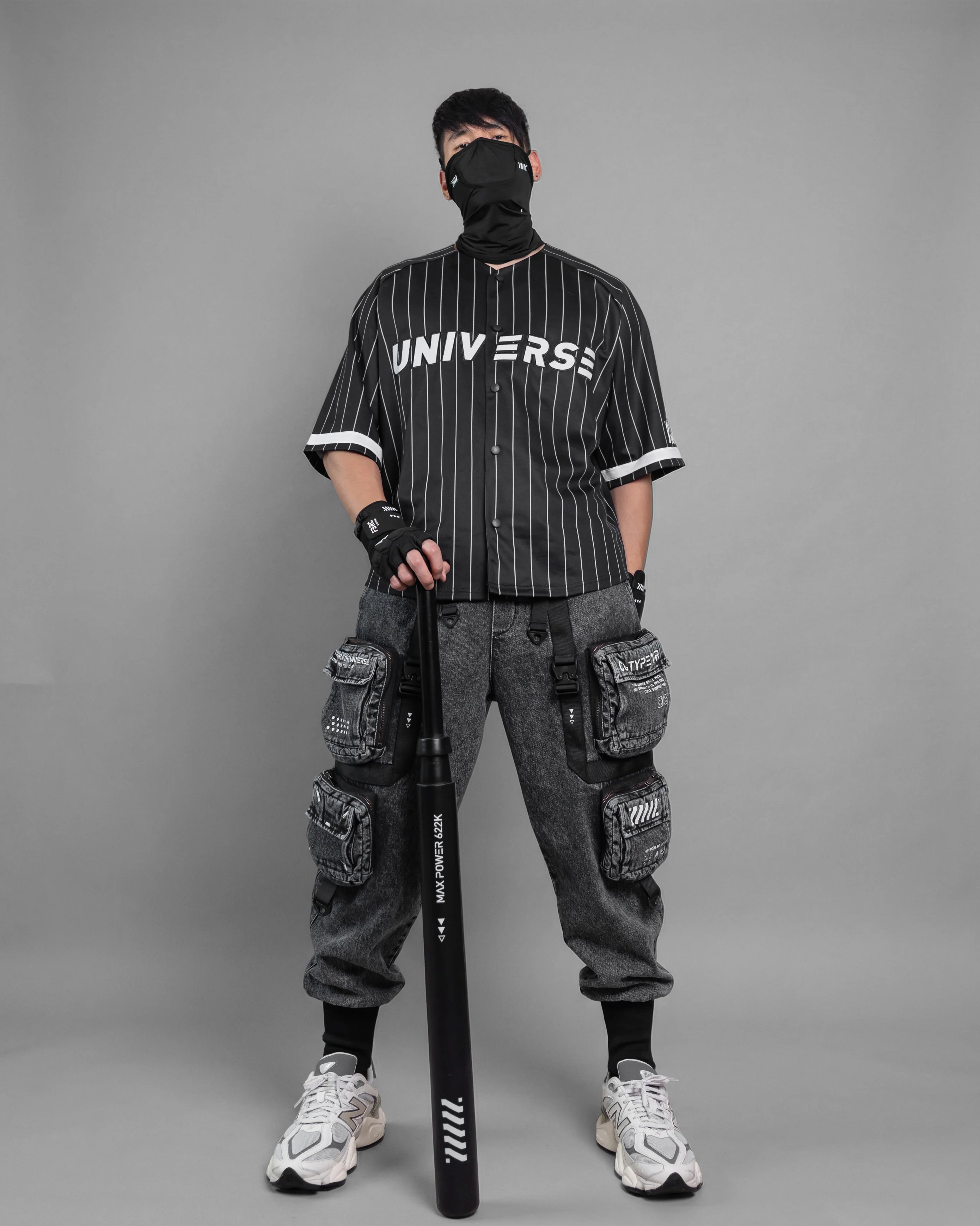 JB-Type 01A Black Baseball Jersey - Image 3