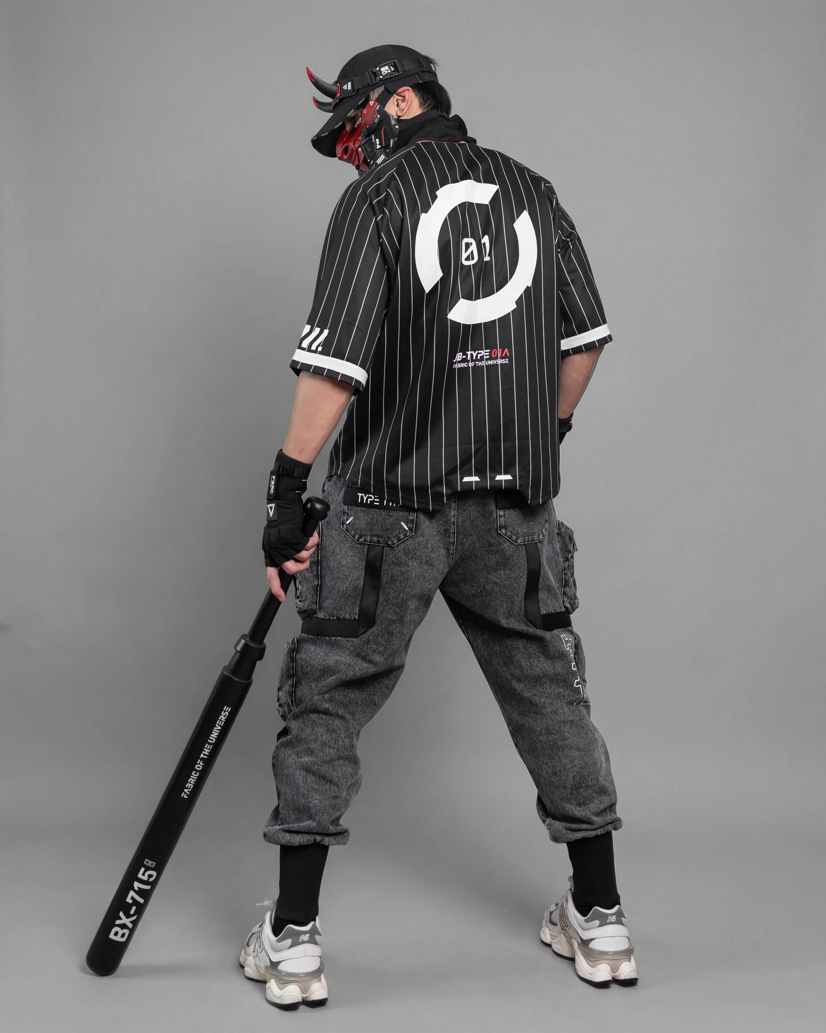 JB-Type 01A Black Baseball Jersey - Image 7