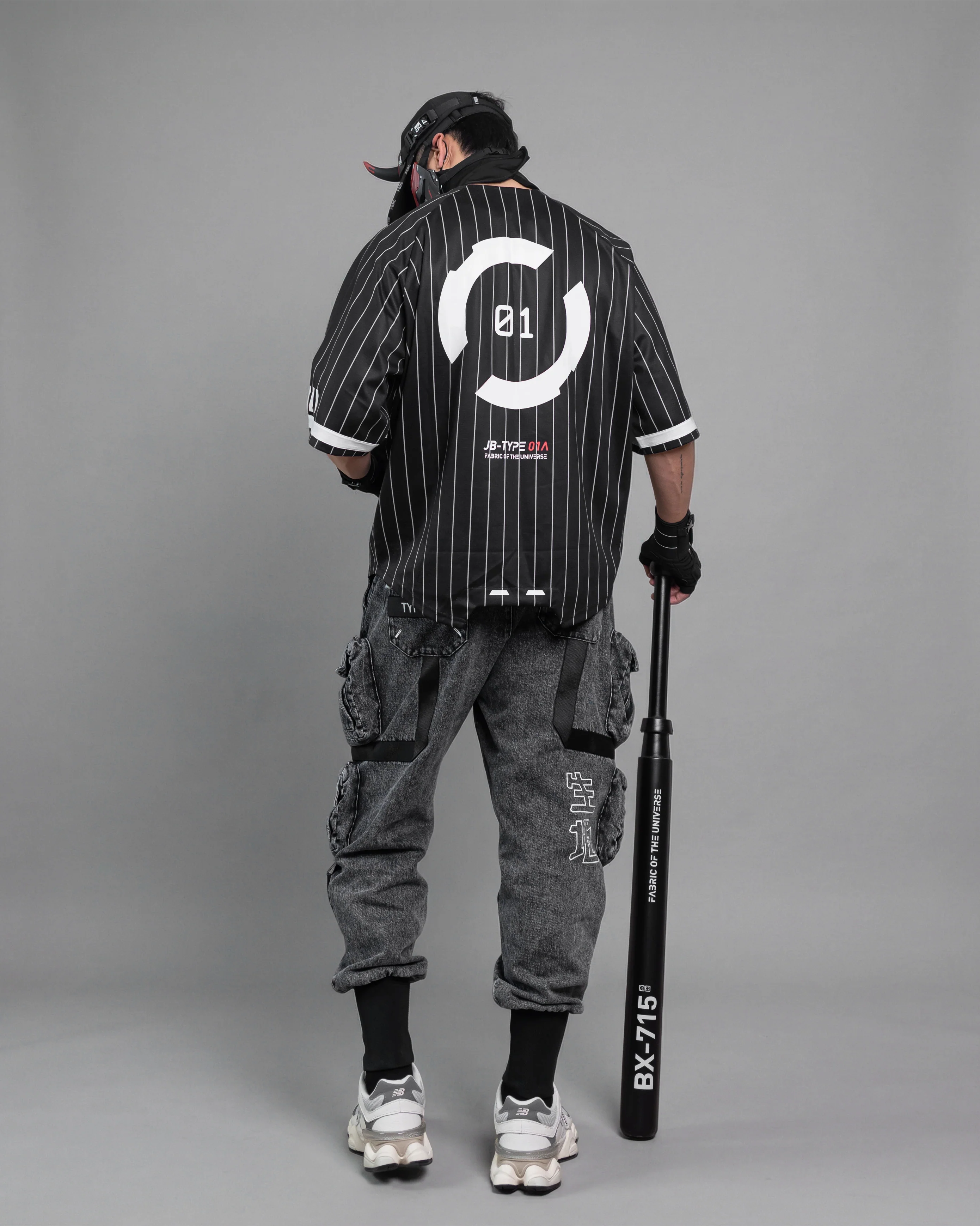 JB-Type 01A Black Baseball Jersey - Image 8