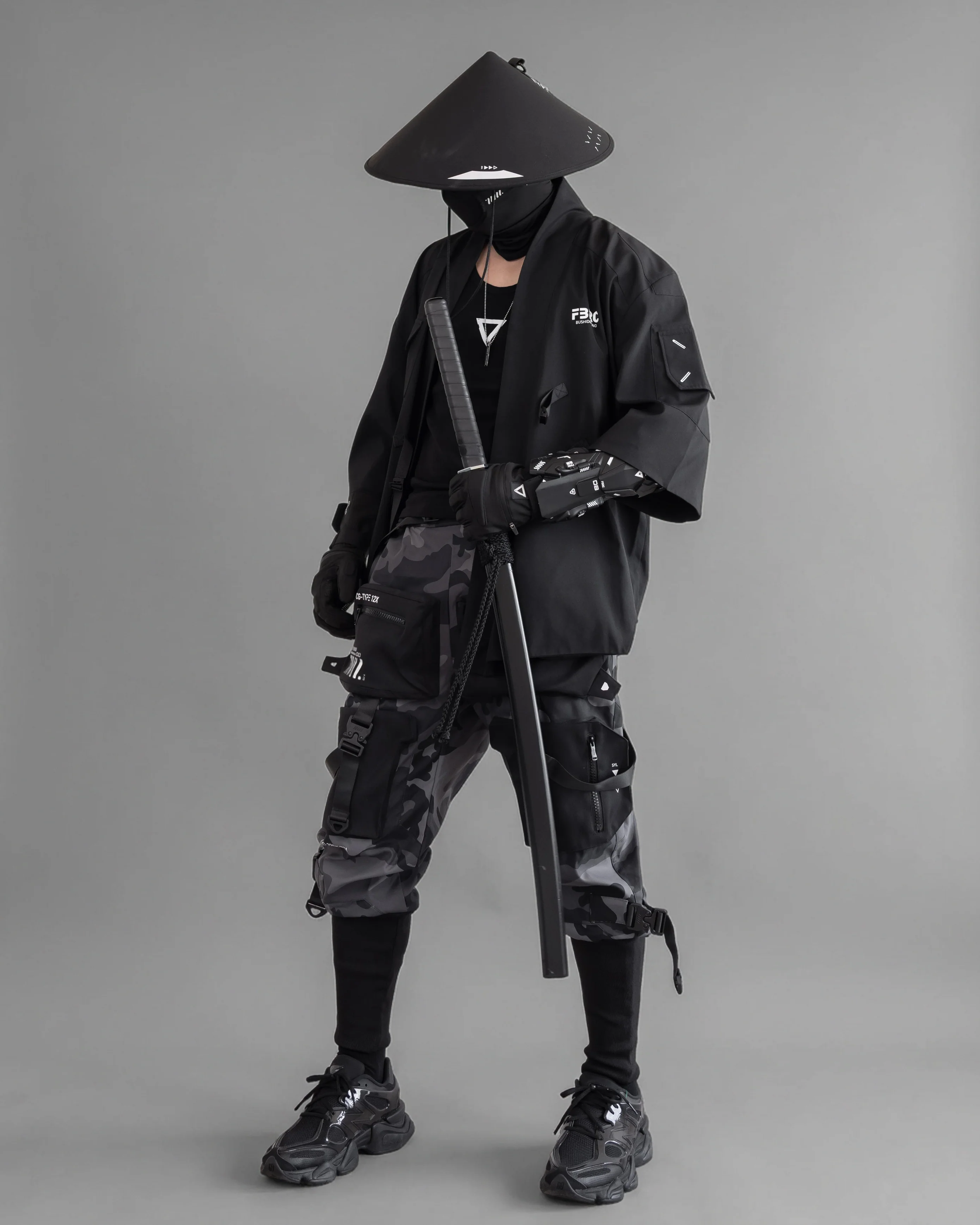 Kimo-Type 045 Black Lightweight Kimono - Image 7