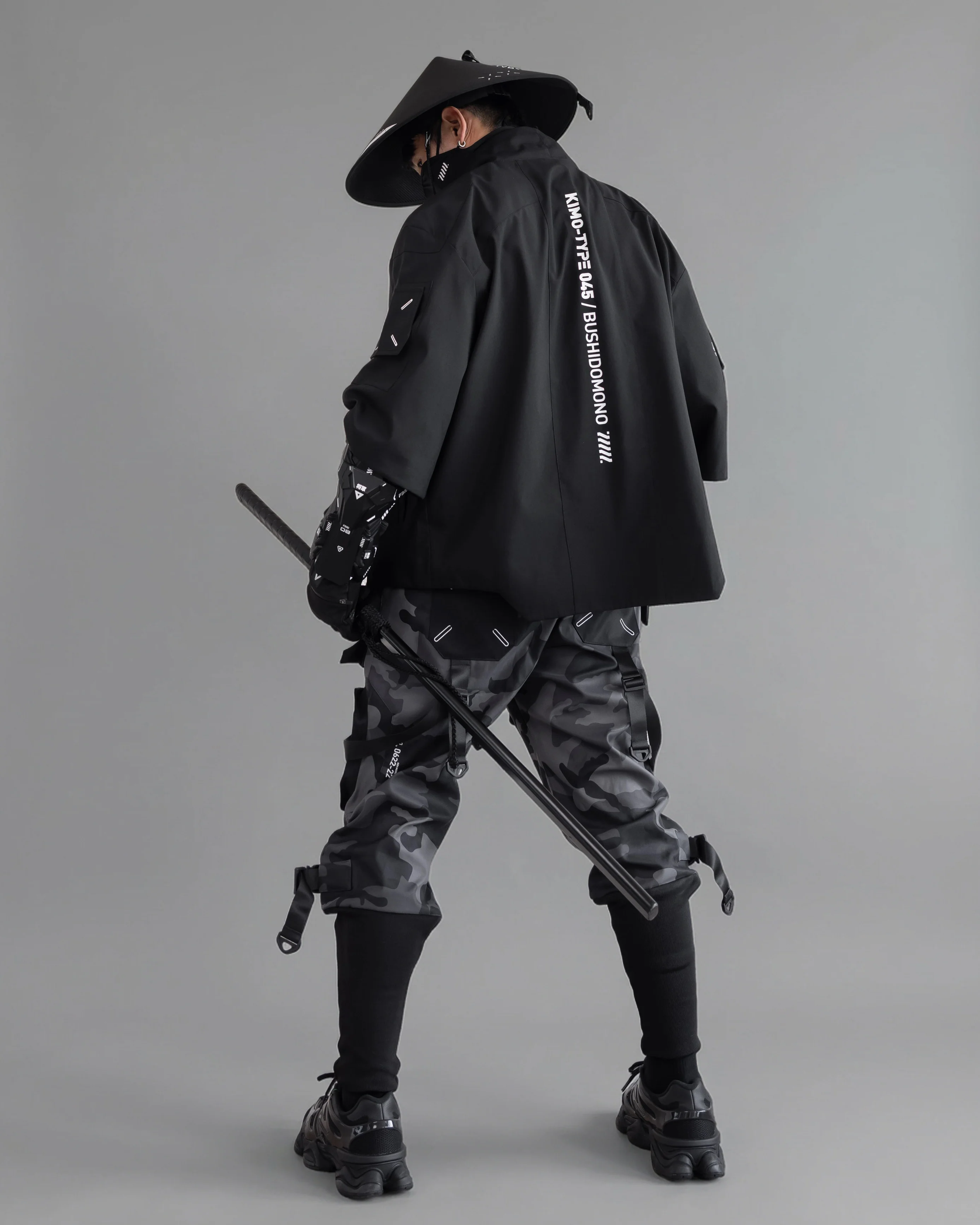 Kimo-Type 045 Black Lightweight Kimono - Image 8