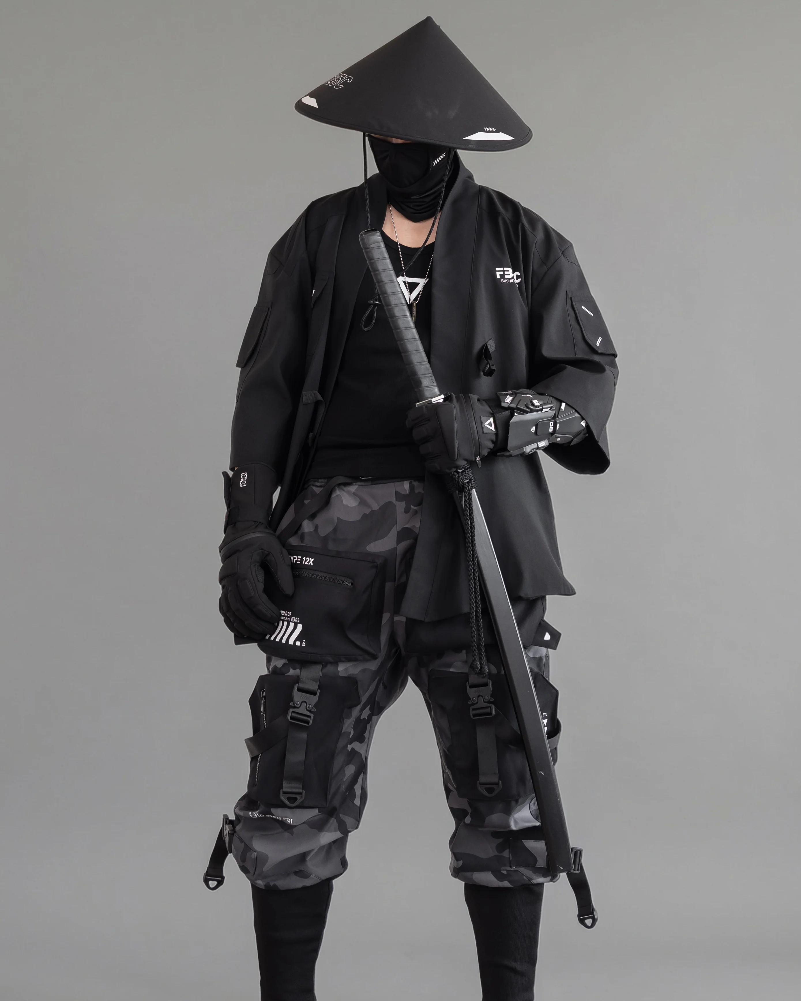 Kimo-Type 045 Black Lightweight Kimono - Image 9