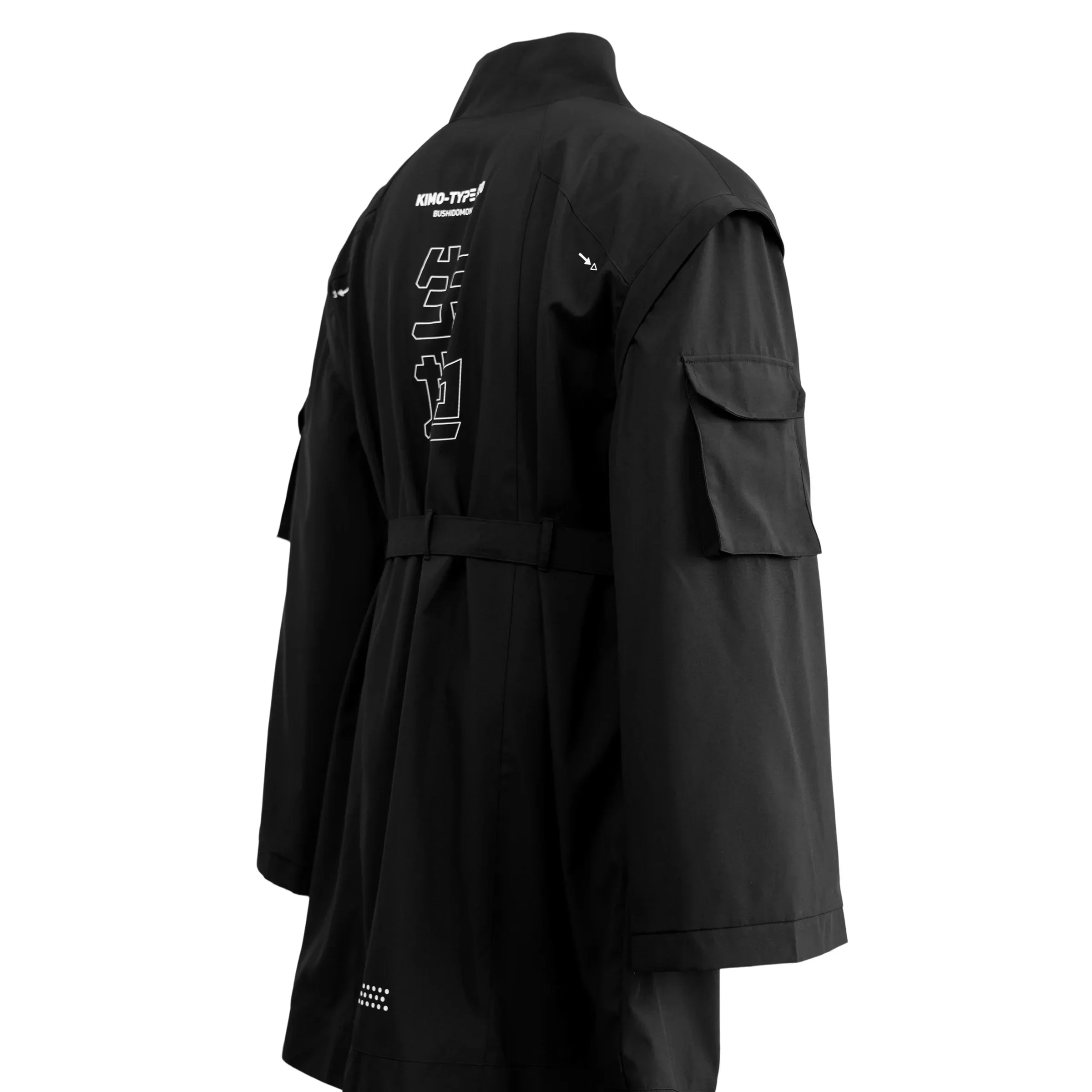 Kimo-Type 550 Black Long Kimono - Image 3