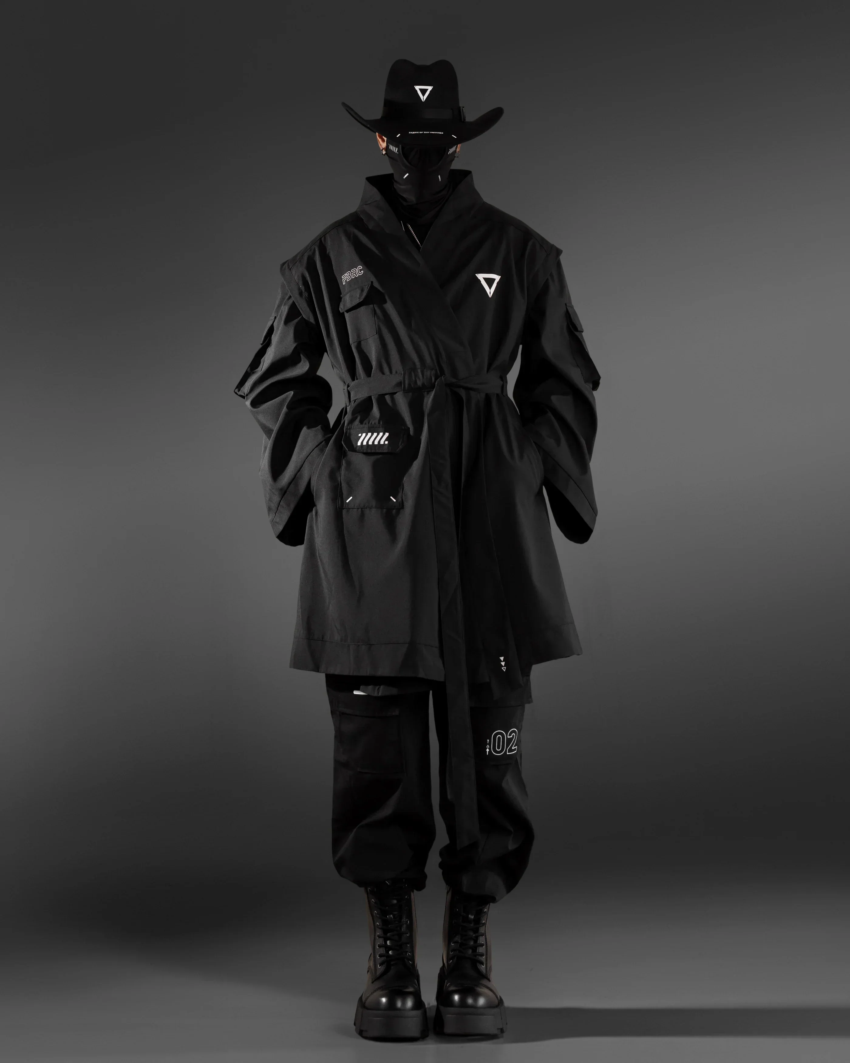 Kimo-Type 550 Black Long Kimono - Image 8