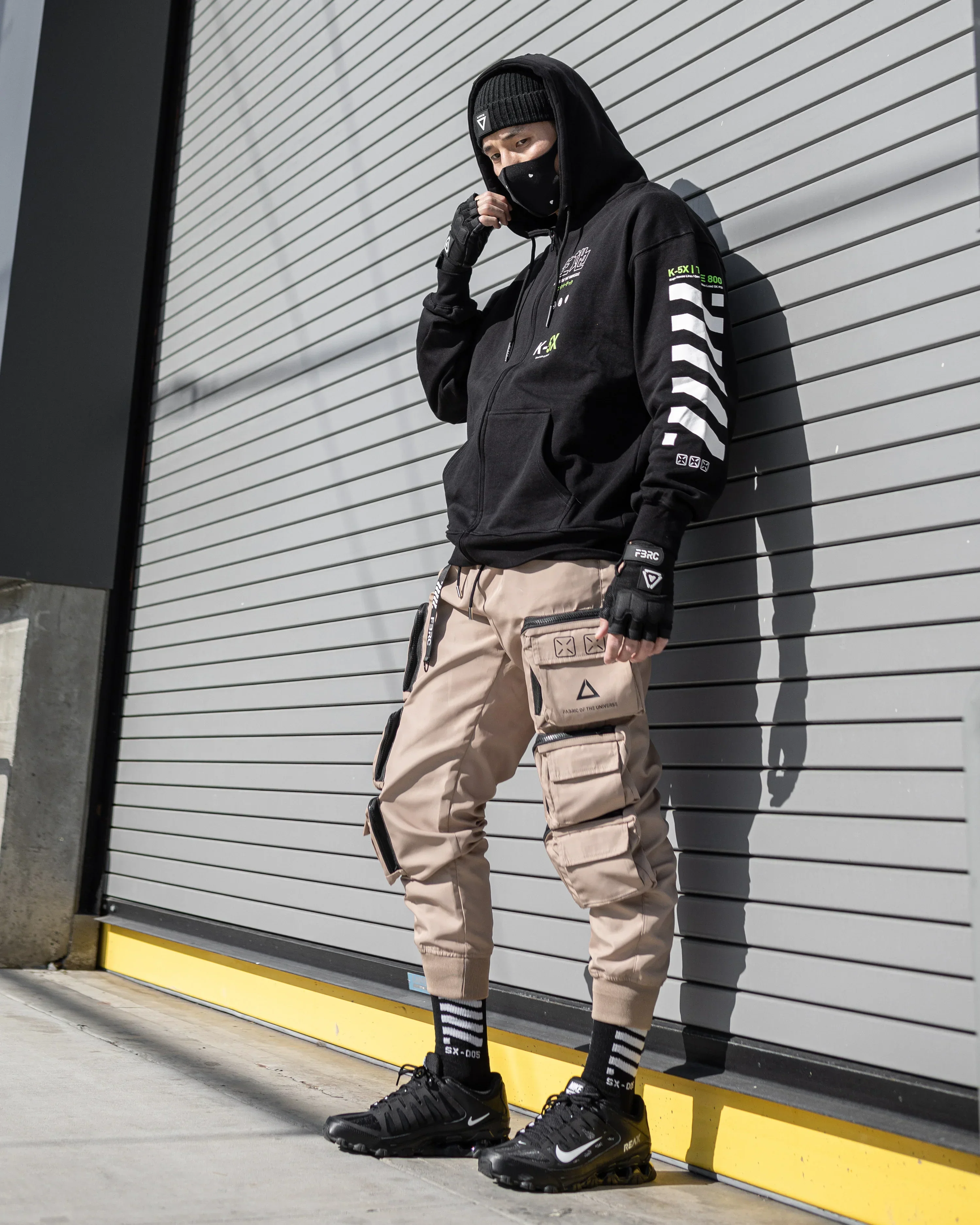 Kitsune-5X LM Black Zip Hoodie - Image 5
