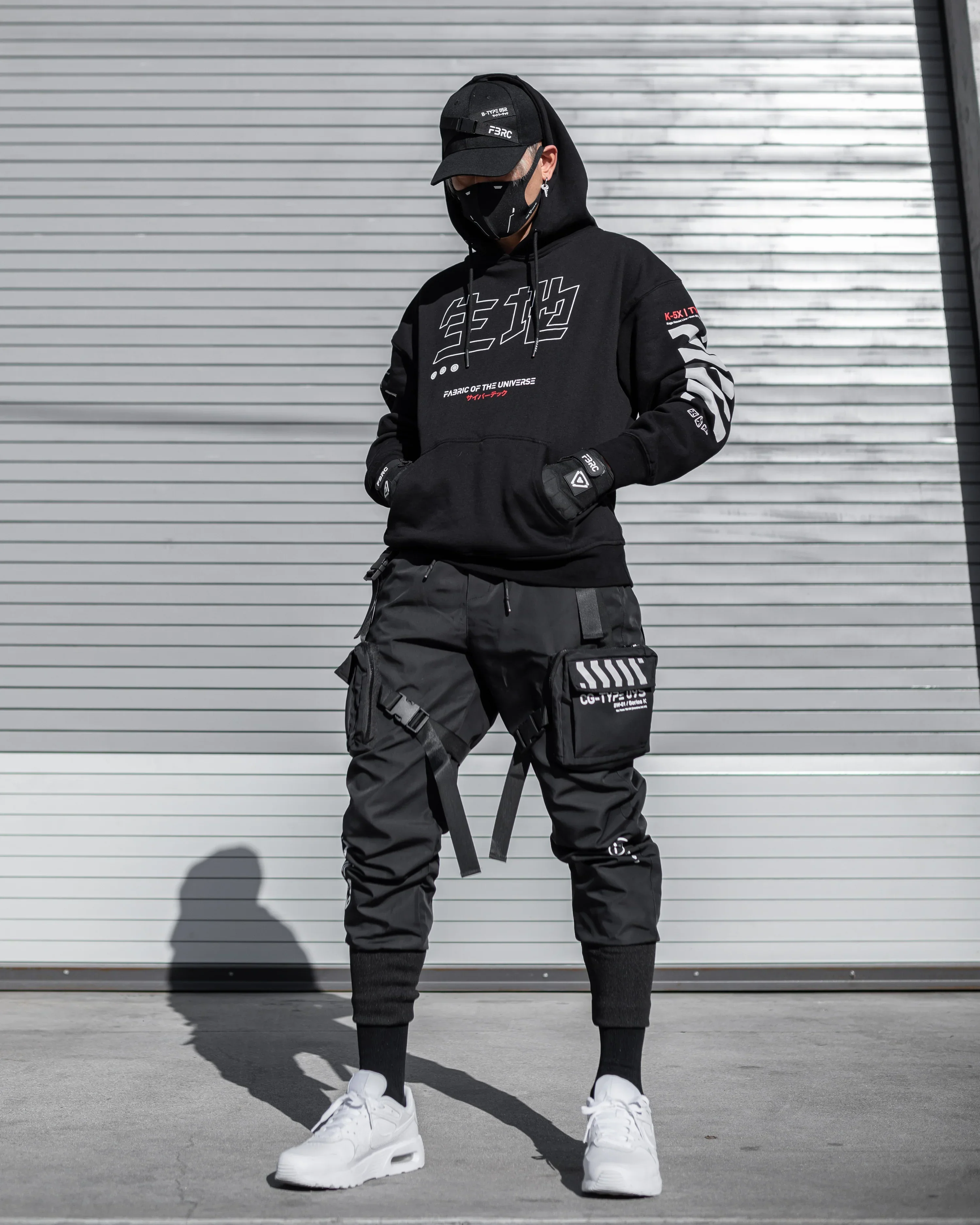Kitsune-5X RD Black Hoodie - Image 8