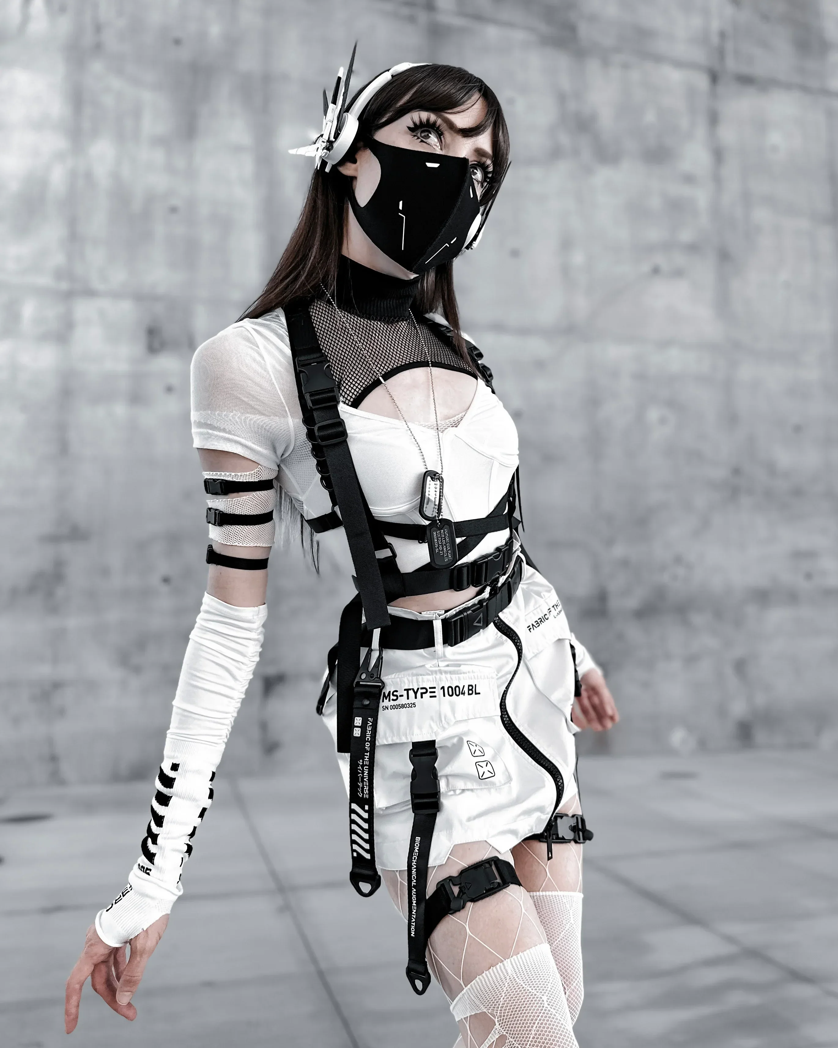 MS-Type 1004 White Miniskirt - Image 3