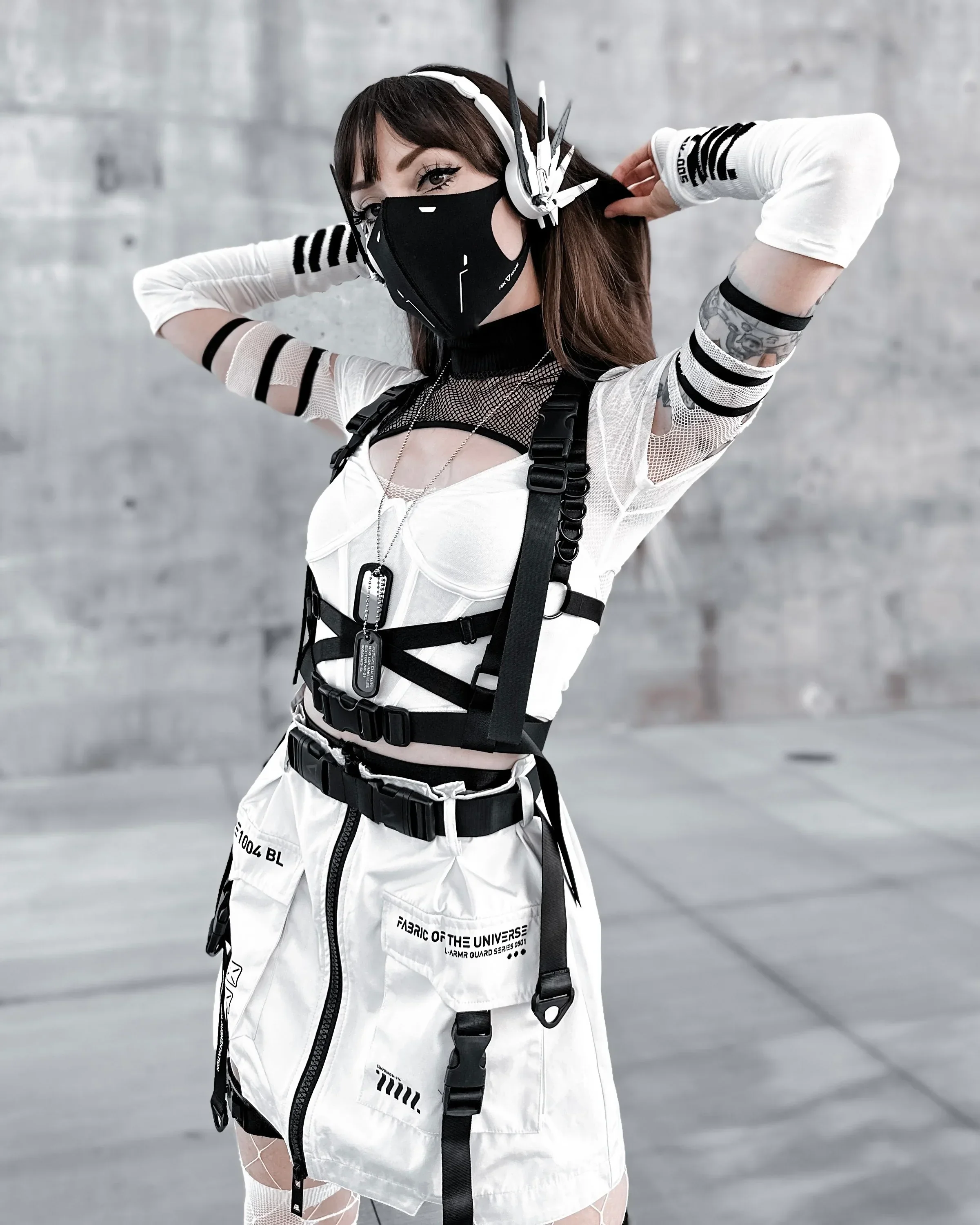 MS-Type 1004 White Miniskirt - Image 4