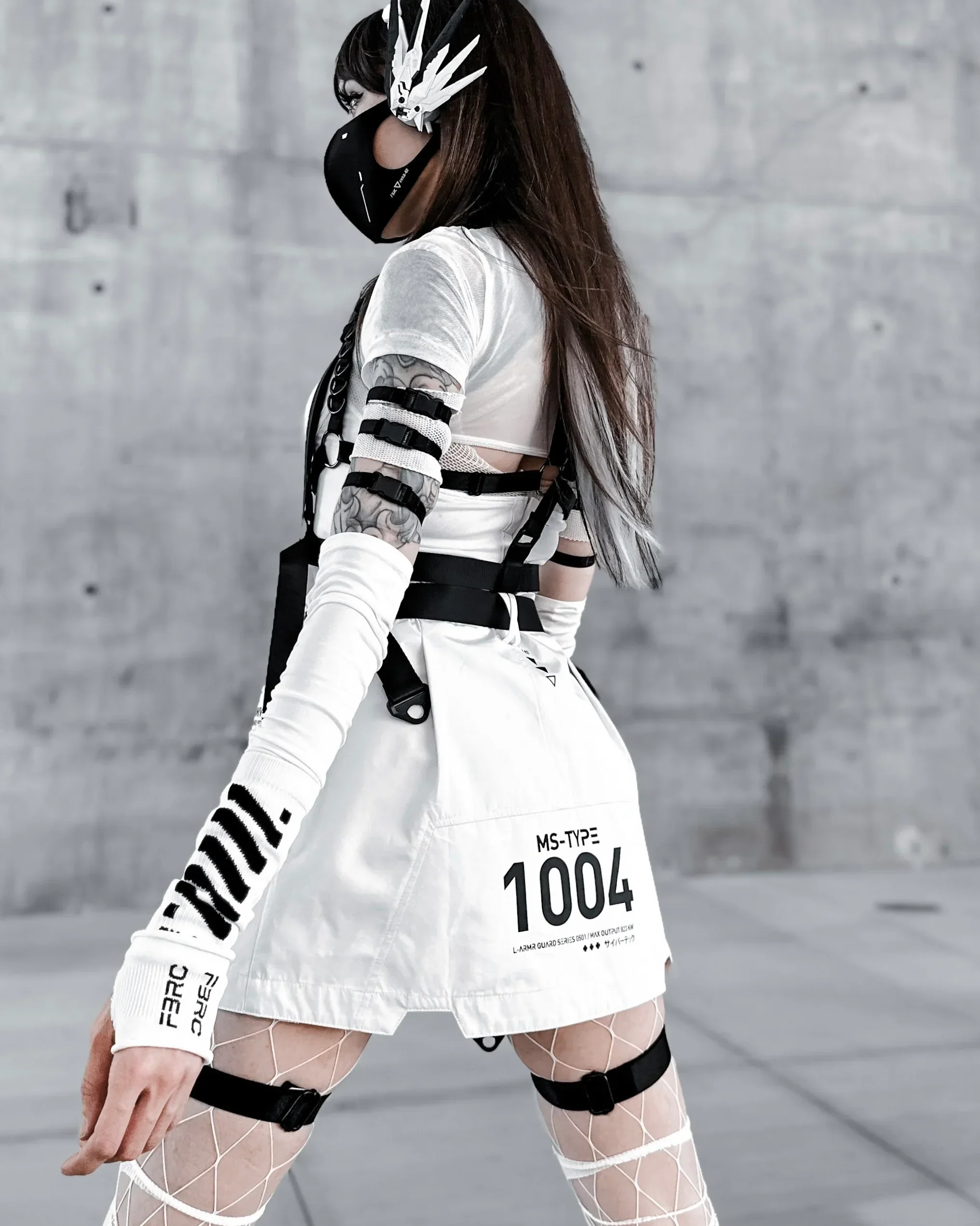 MS-Type 1004 White Miniskirt - Image 5