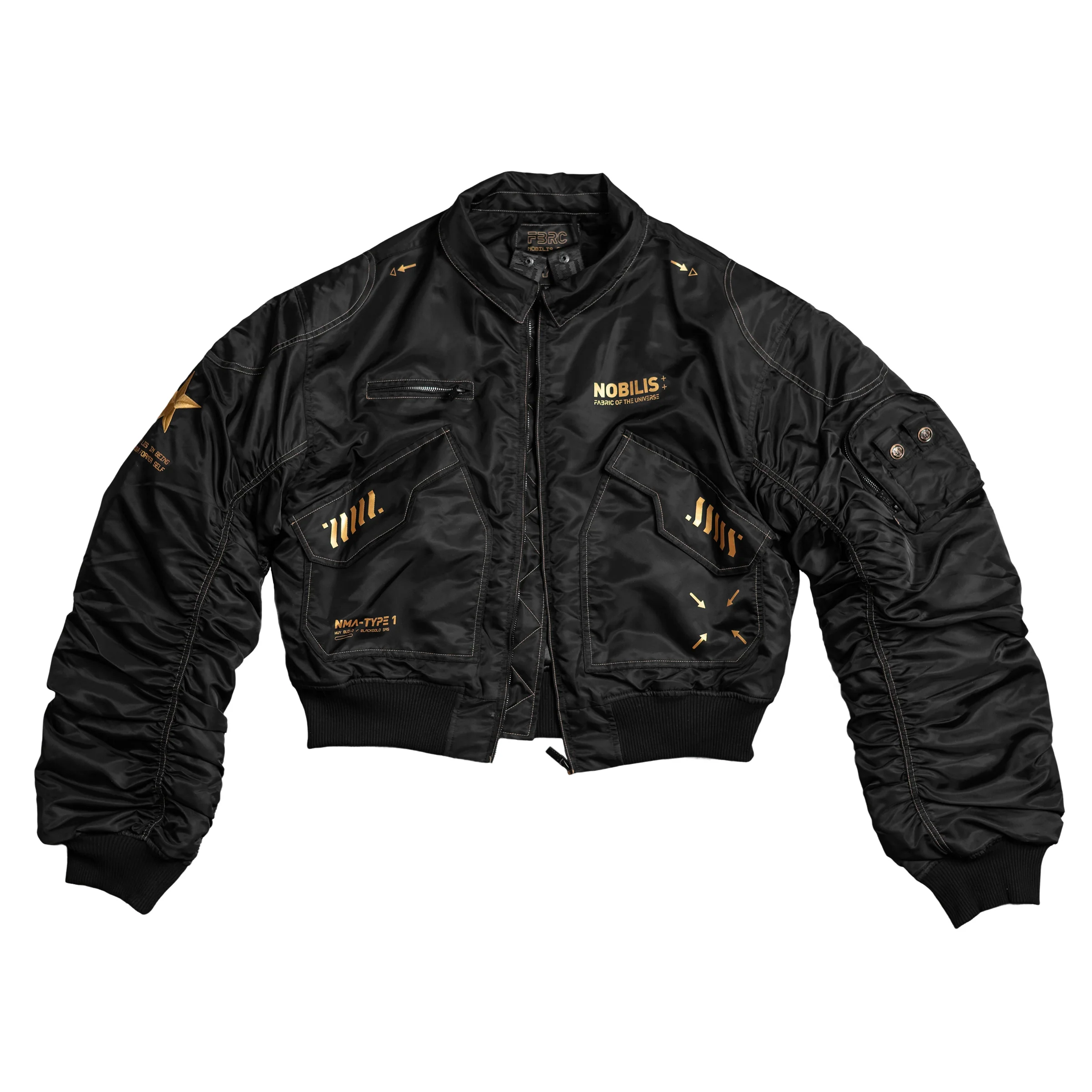 Nobilis N/MA-1 LT Black Gold Bomber - Image 3