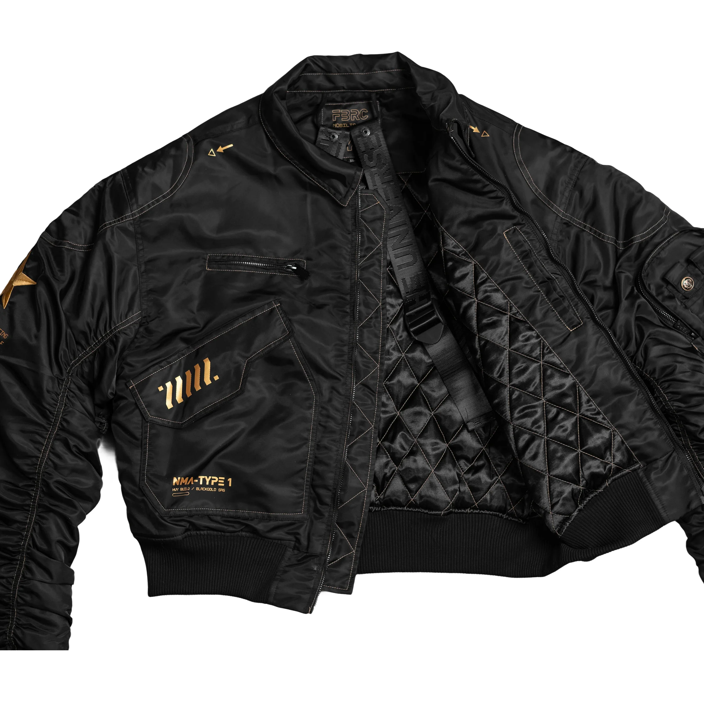 Nobilis N/MA-1 LT Black Gold Bomber - Image 5