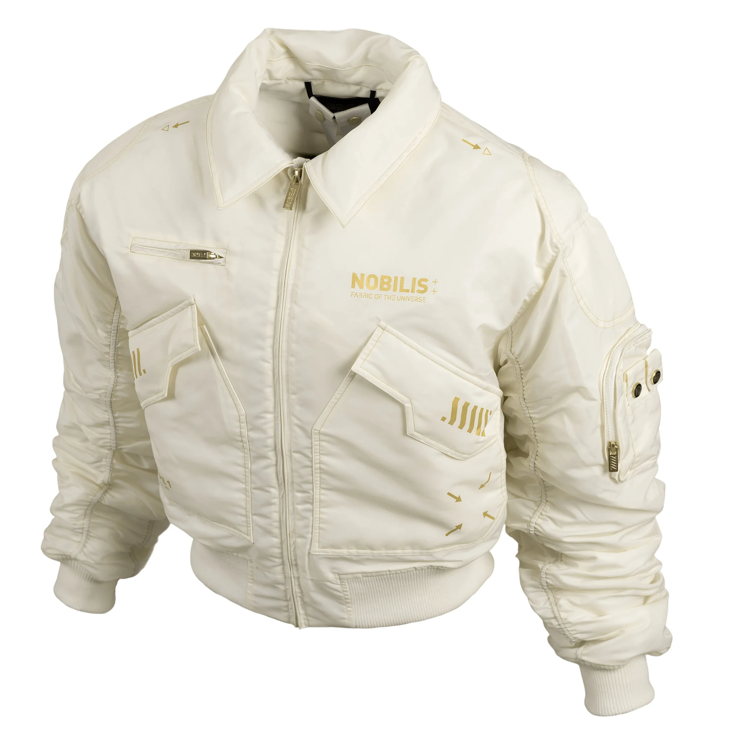 Nobilis N/MA-1 HV Ivory Gold Bomber - Image 3