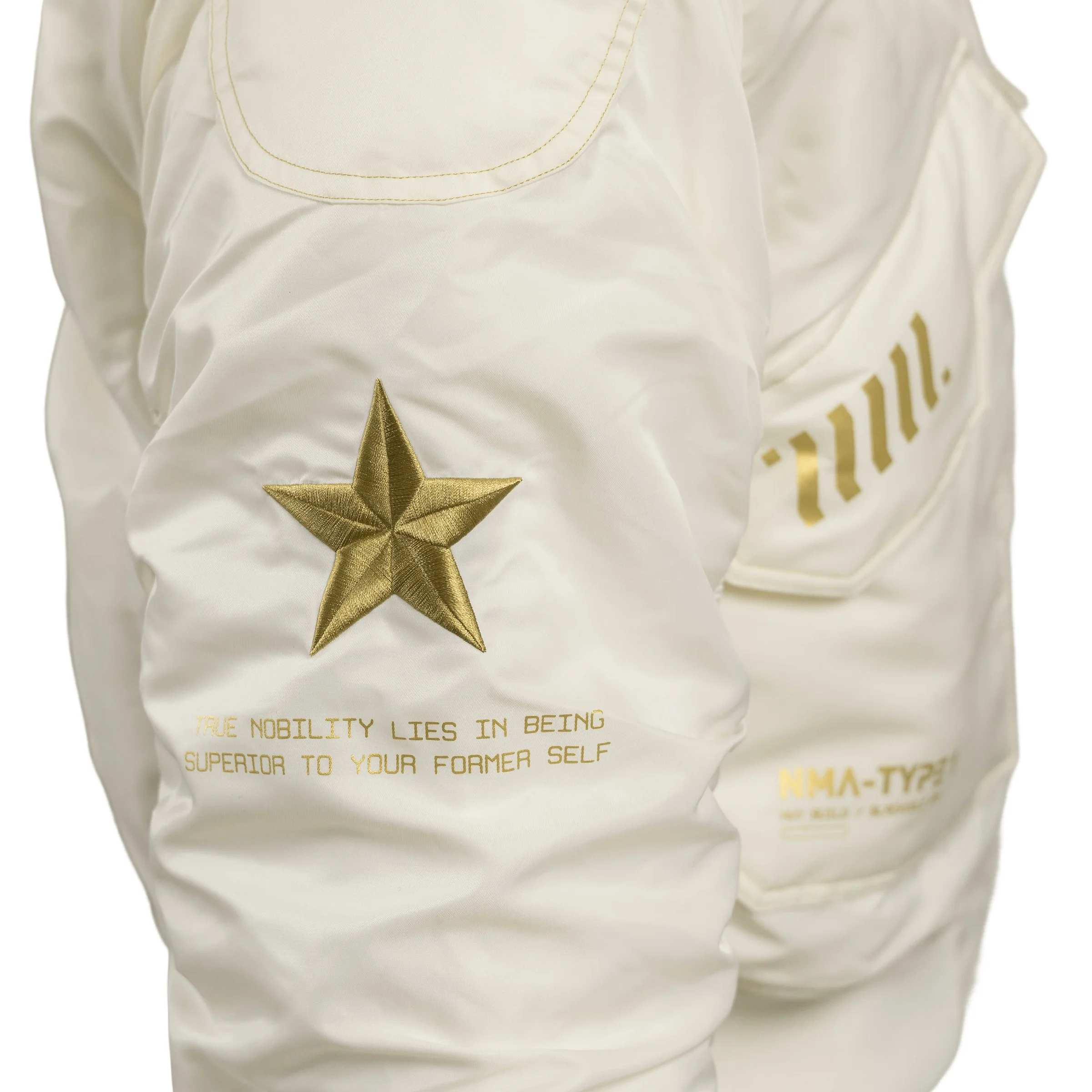 Nobilis N/MA-1 HV Ivory Gold Bomber - Image 5
