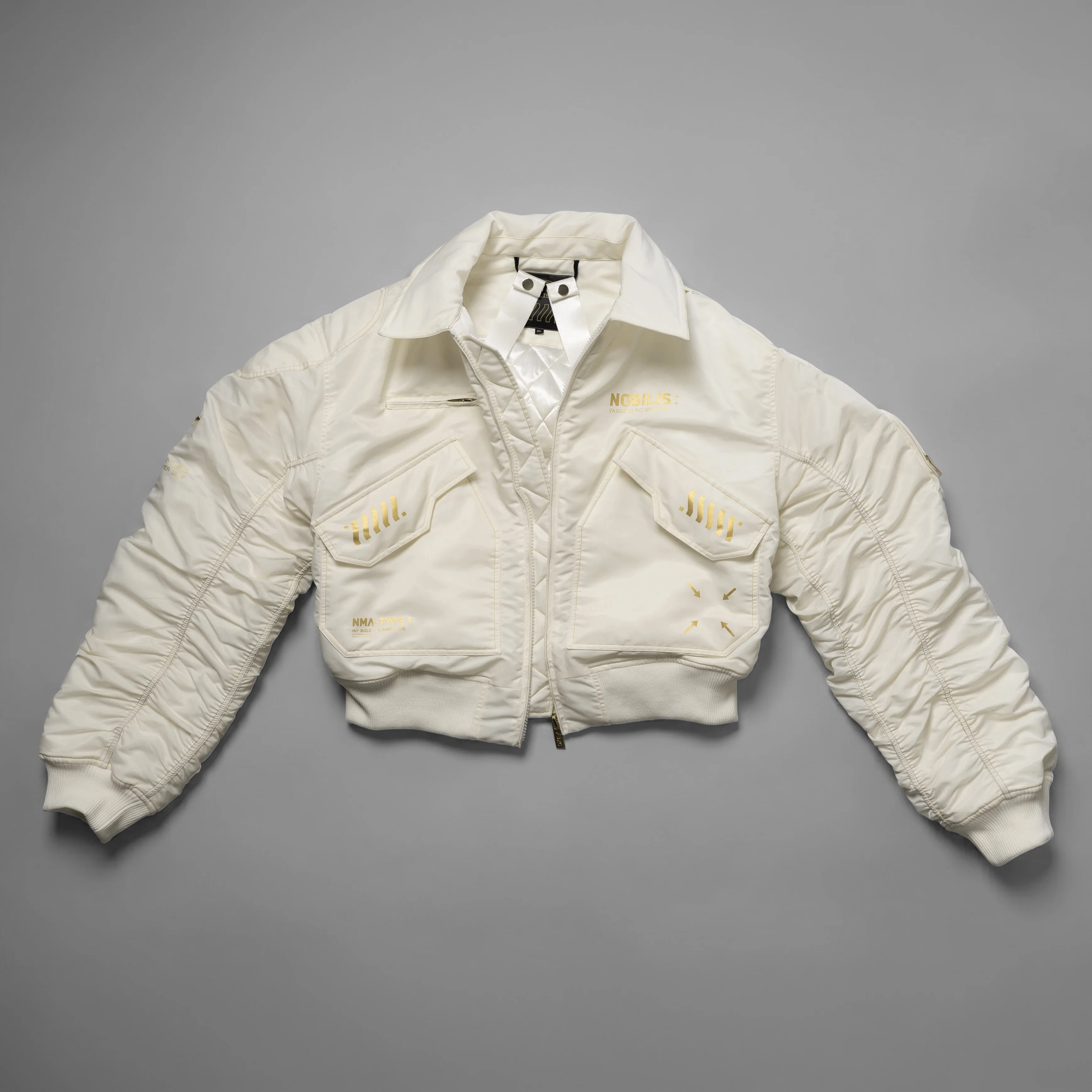 Nobilis N/MA-1 HV Ivory Gold Bomber - Image 8