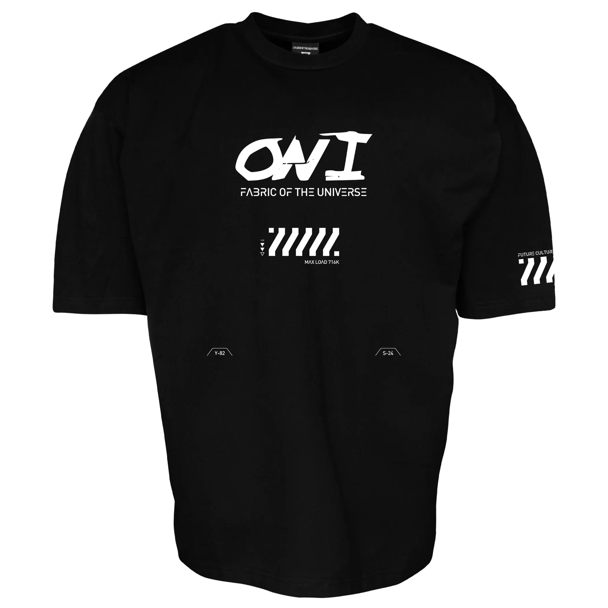 ONI 2.0 Black Oversized Short Sleeve T - Image 2