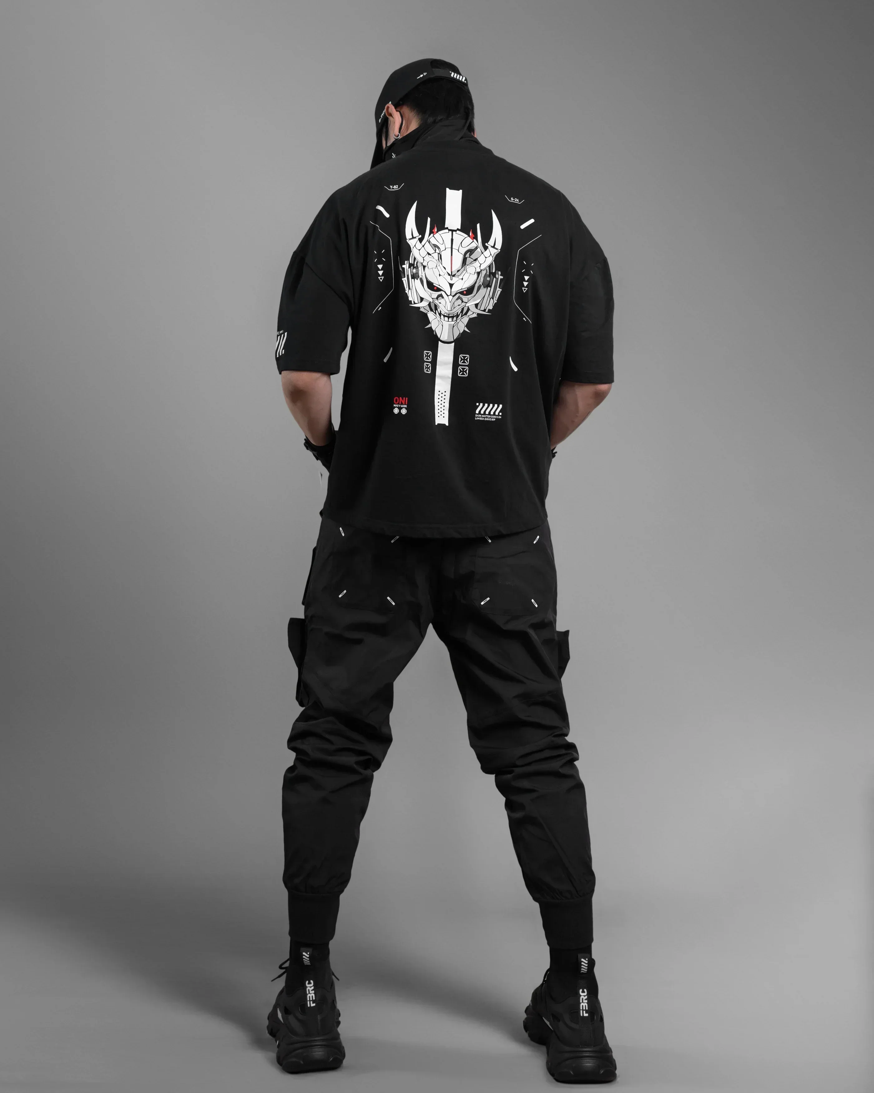 ONI 2.0 Black Oversized Short Sleeve T - Image 3