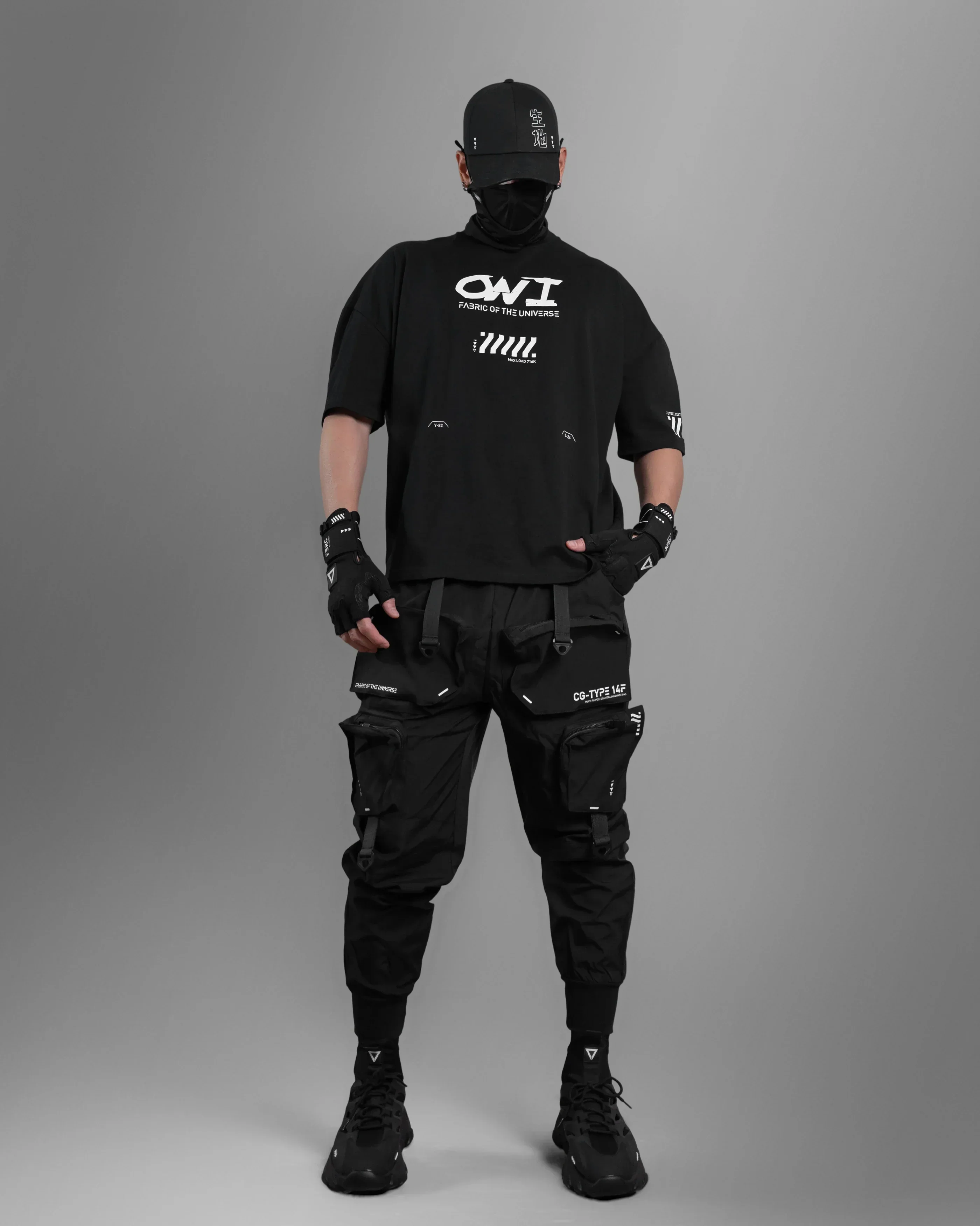 ONI 2.0 Black Oversized Short Sleeve T - Image 4