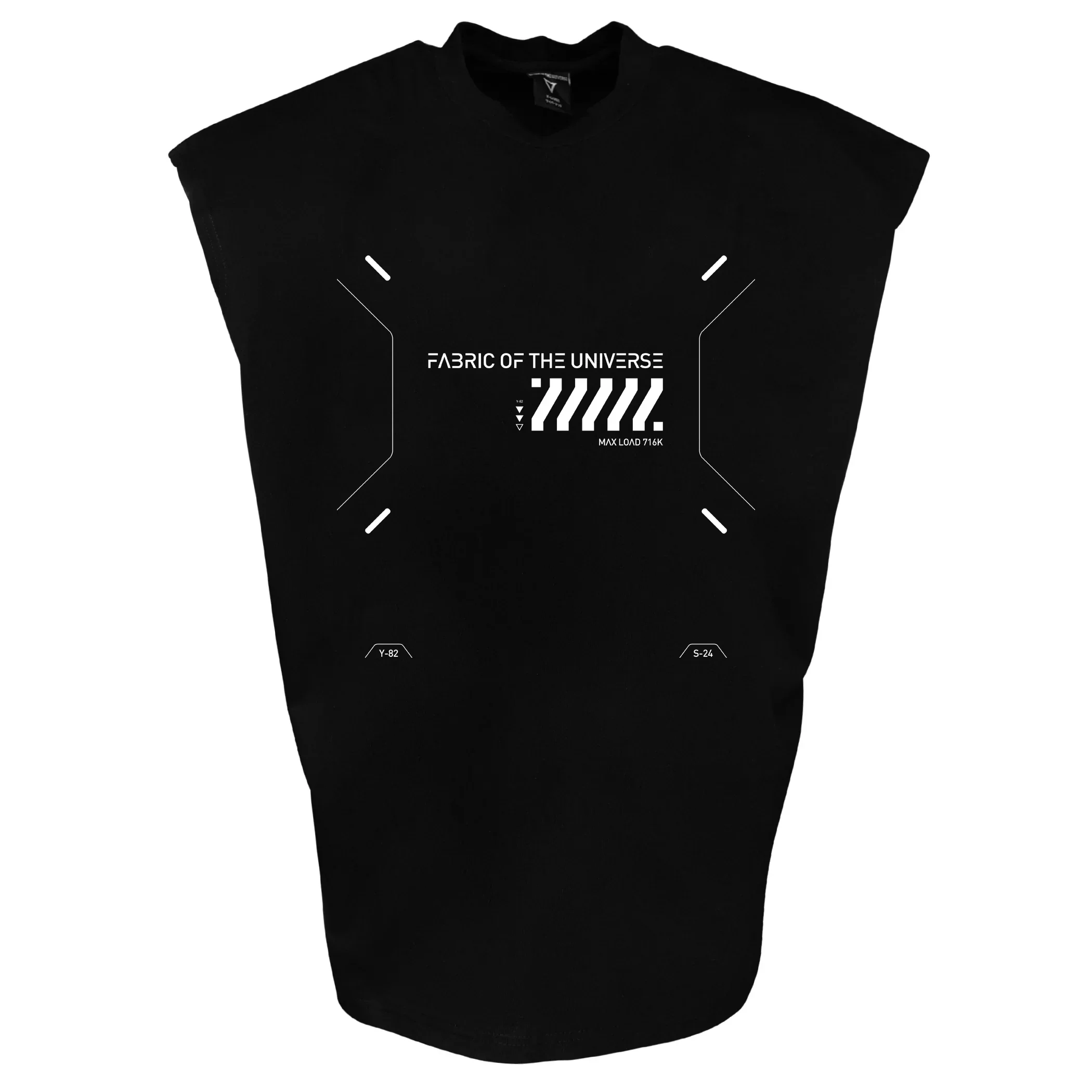 ONI 2.0 Black Oversized Sleeveless T - Image 2