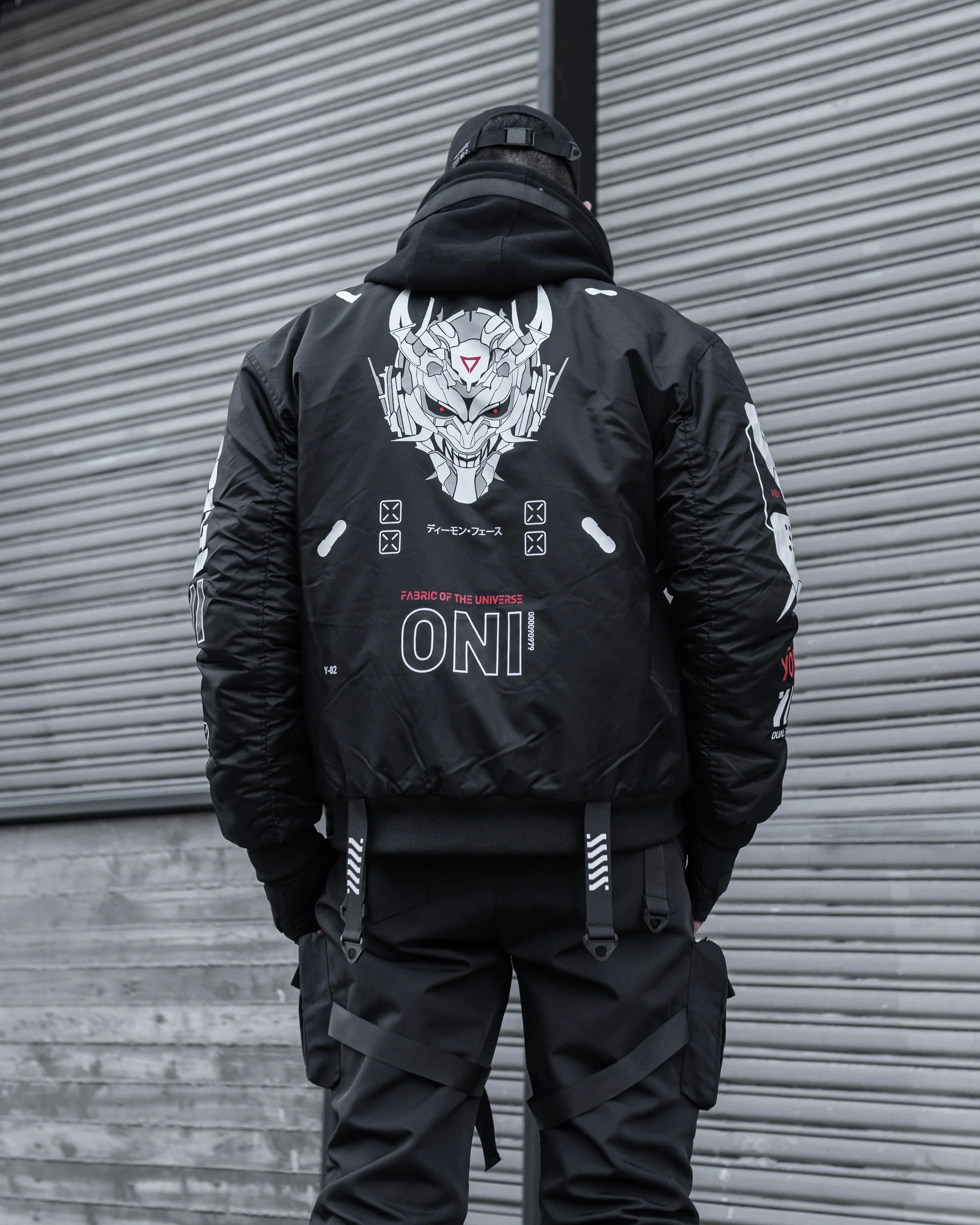ONI Black Bomber Jacket - Image 5
