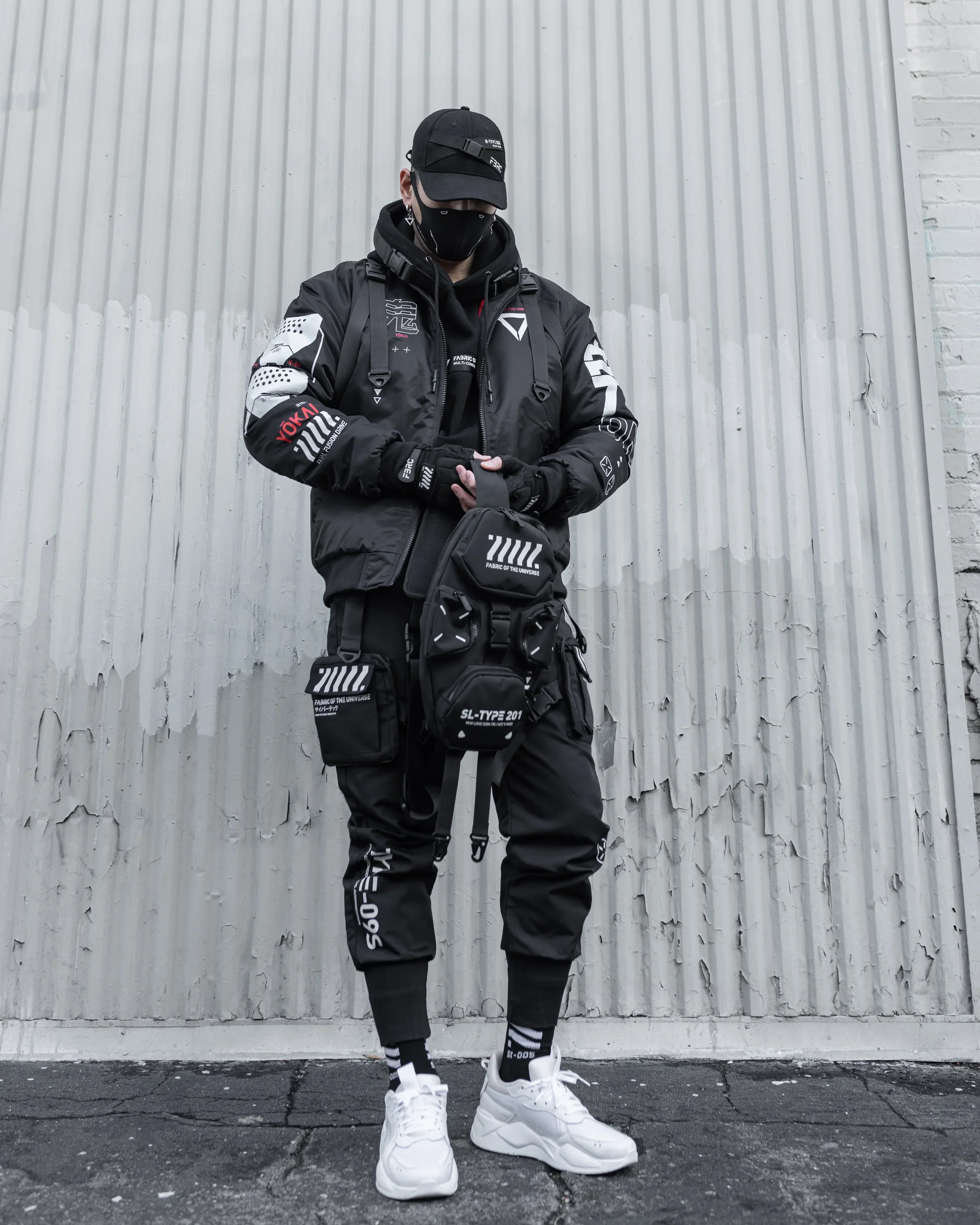 ONI Black Bomber Jacket - Image 6