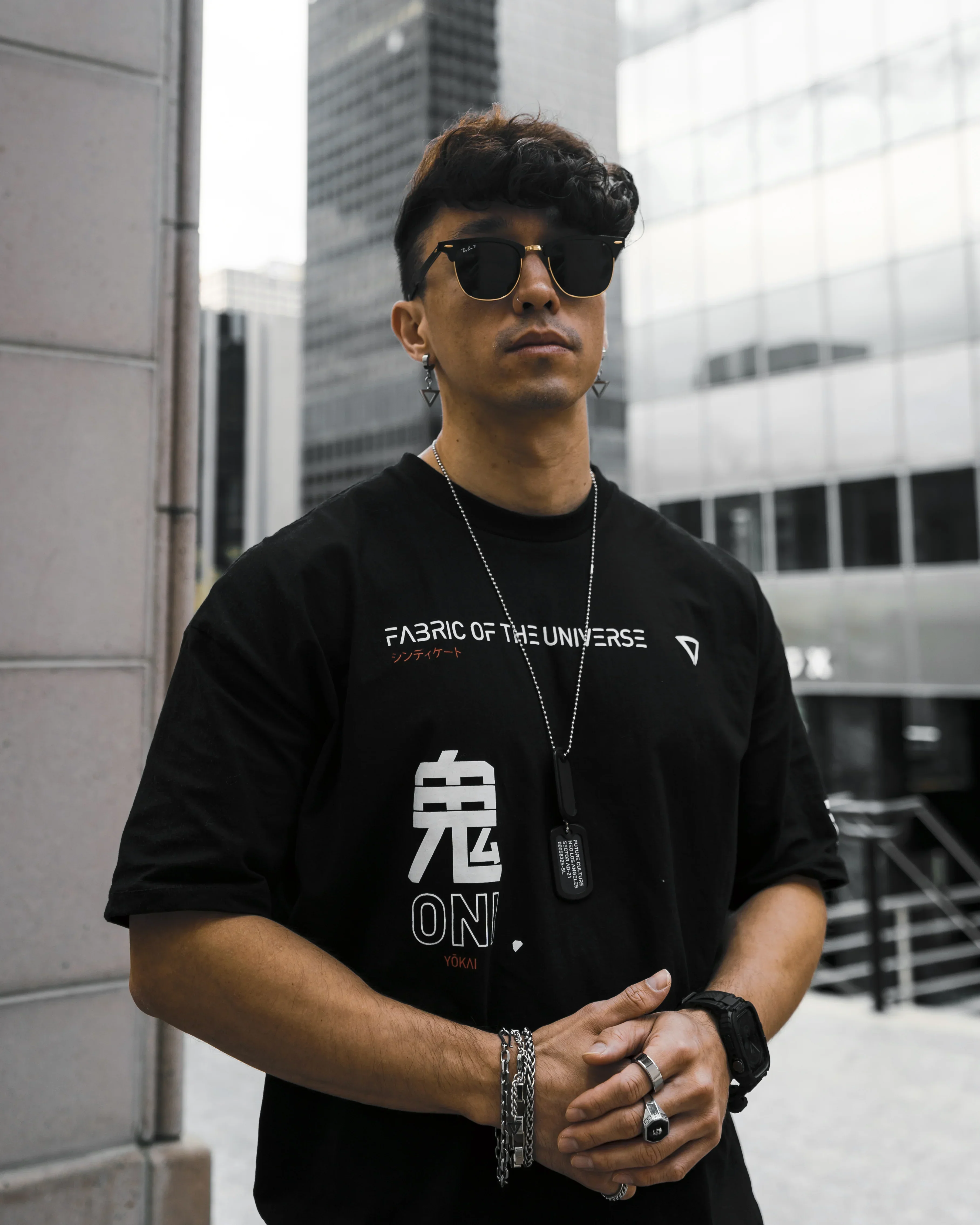 ONI Black Oversized Short Sleeve T - Image 5
